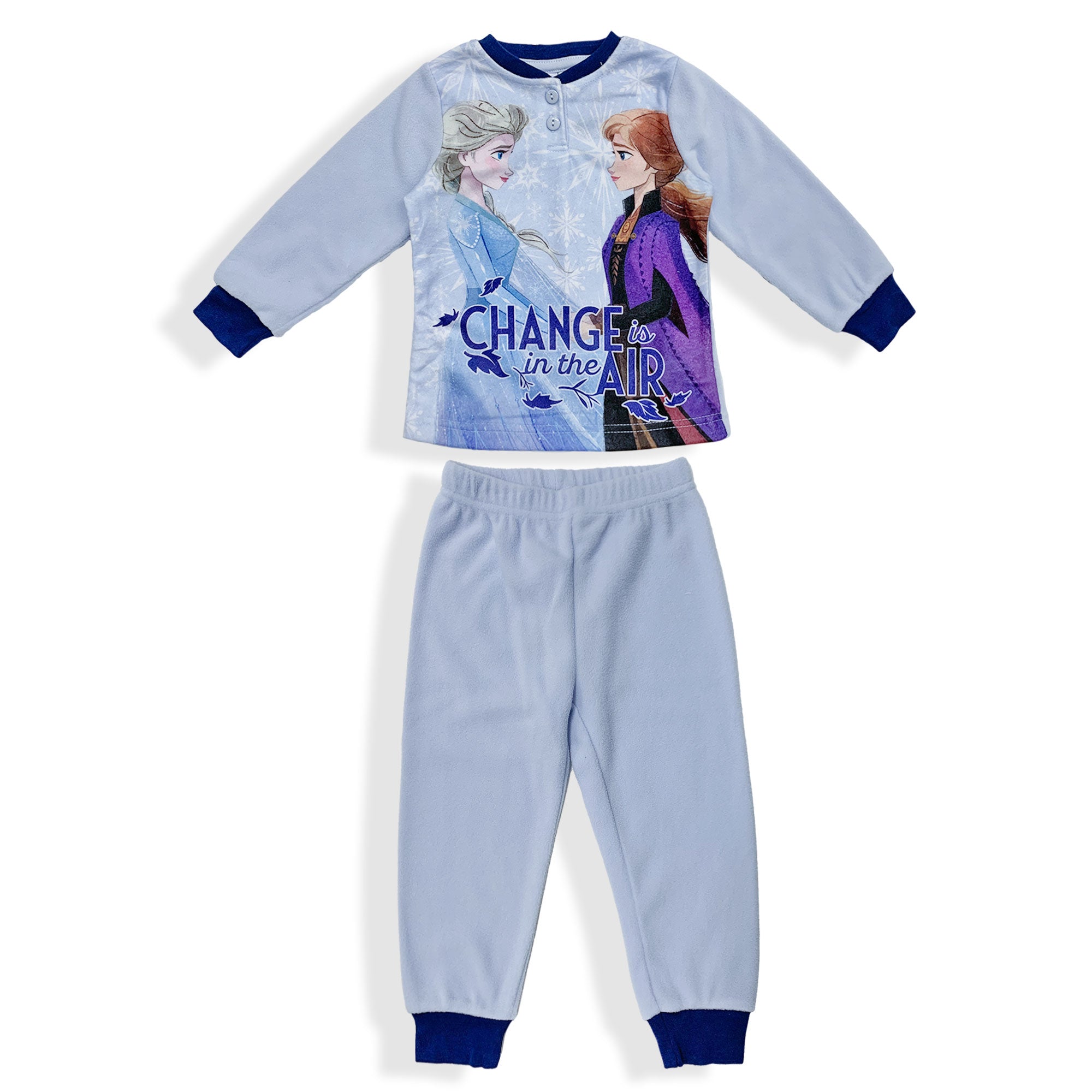 Pigiama Disney Frozen invernale Elsa maniche lunghe bambina in pile bimba 5958