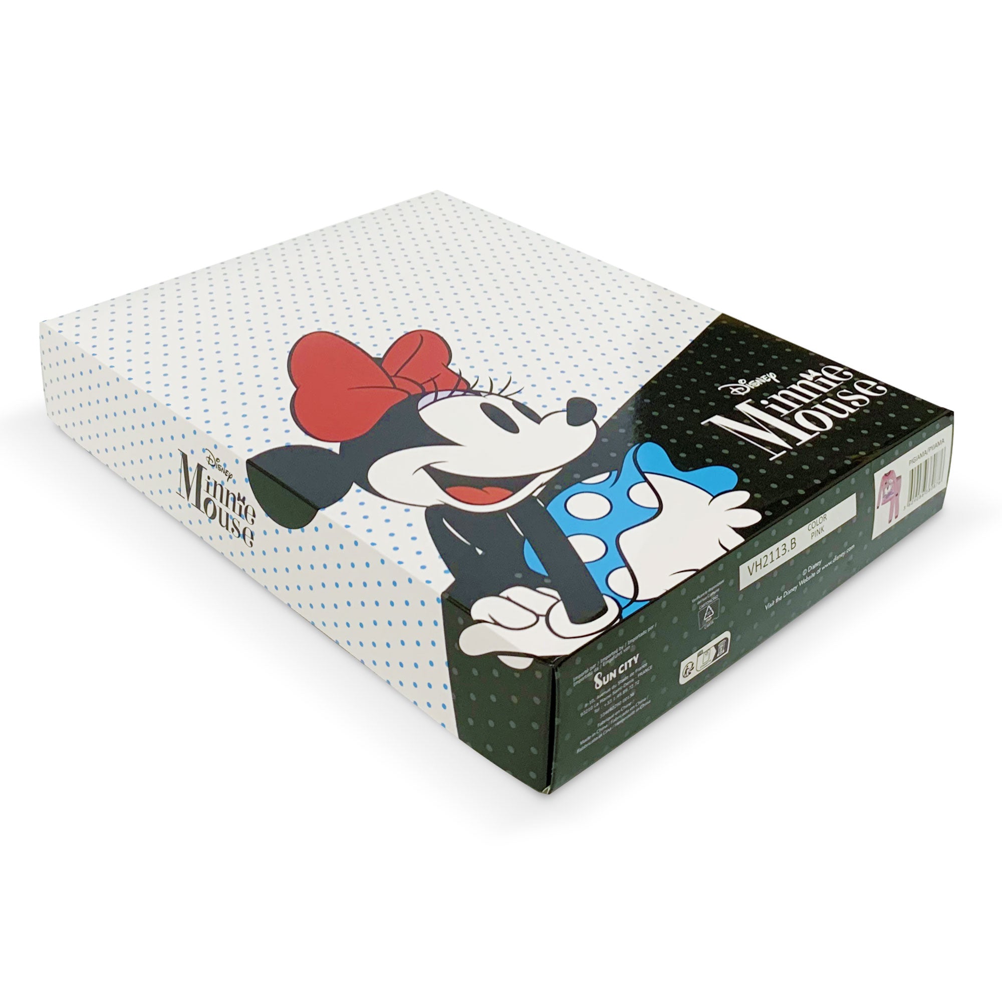 Pigiama Disney Minnie Mouse invernale maniche lunghe bambina in pile bimba 5959