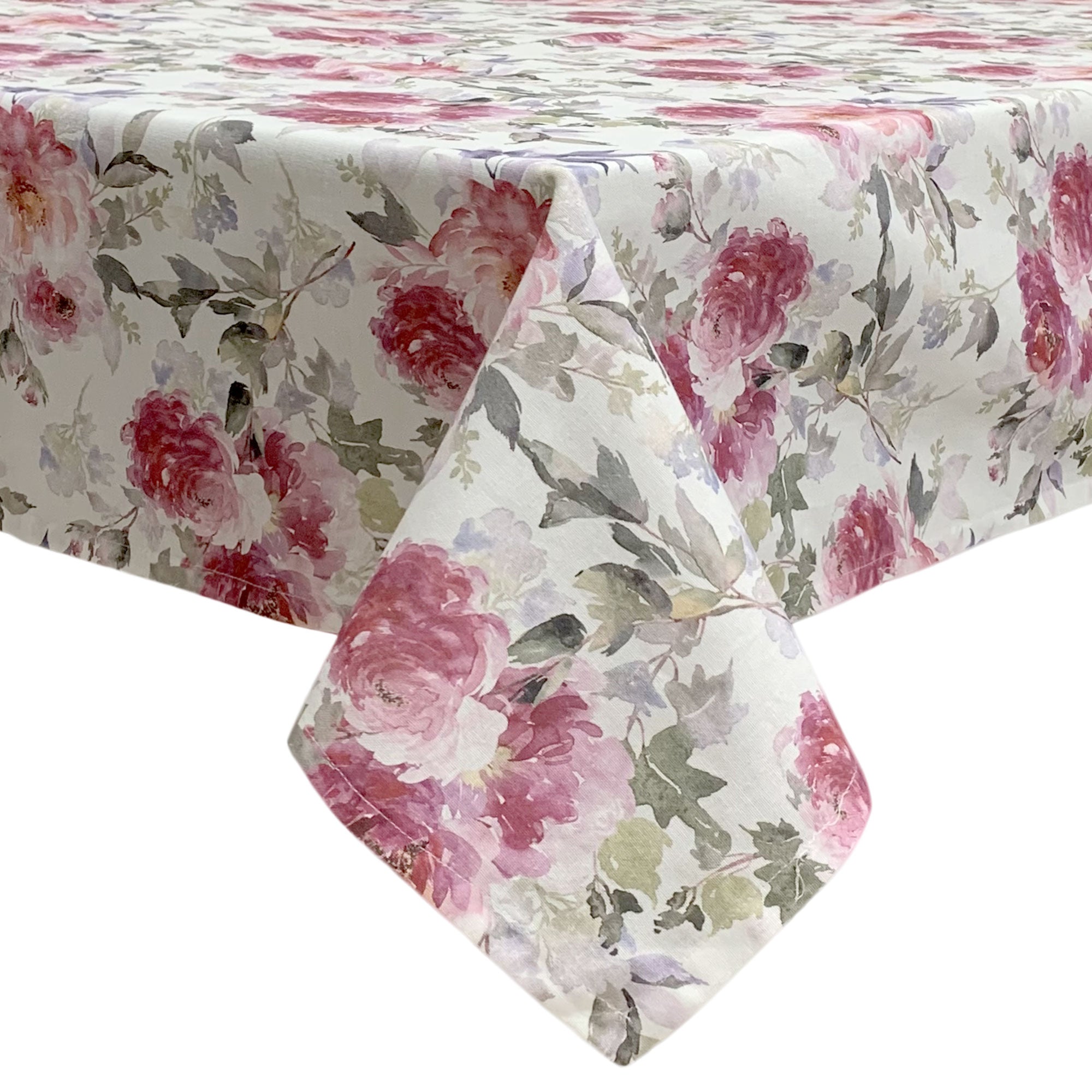 Tovaglia con fiori copritavolo Nuvole di Stoffa x6 Demetra Beige 140x180 6007