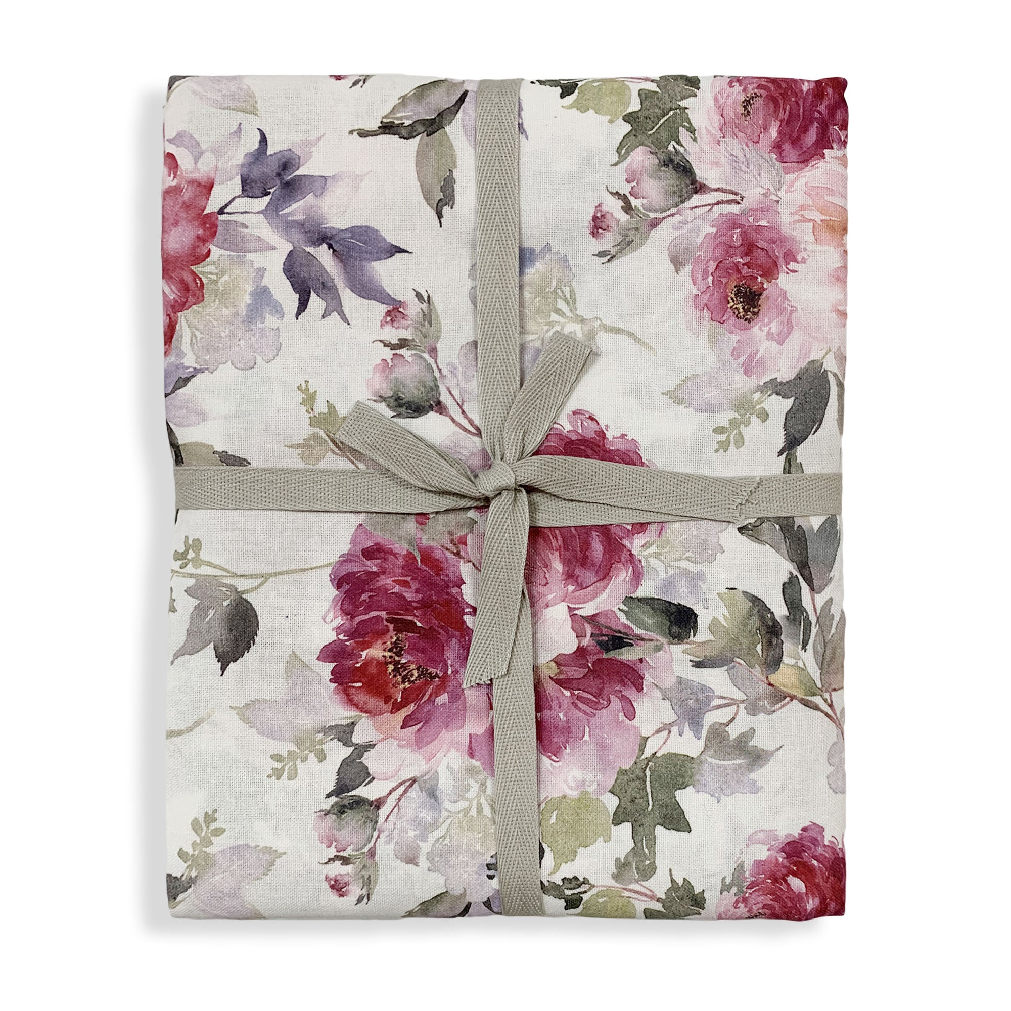 Tovaglia con fiori copritavolo Nuvole di Stoffa x12 Demetra Beige 140x240 6008