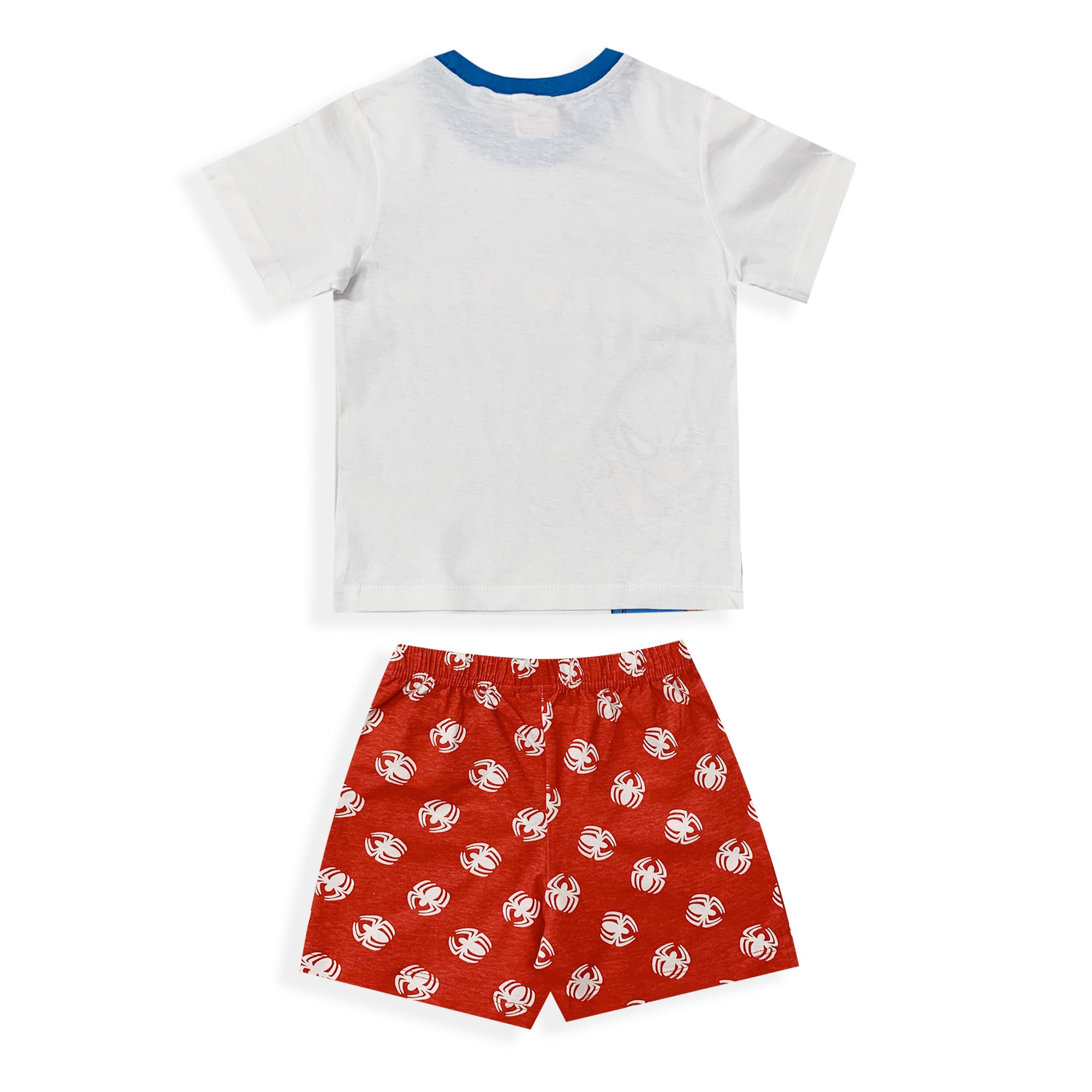 Pigiama bambino Marvel Spiderman t-shirt e pantaloncino in cotone stampato 6028