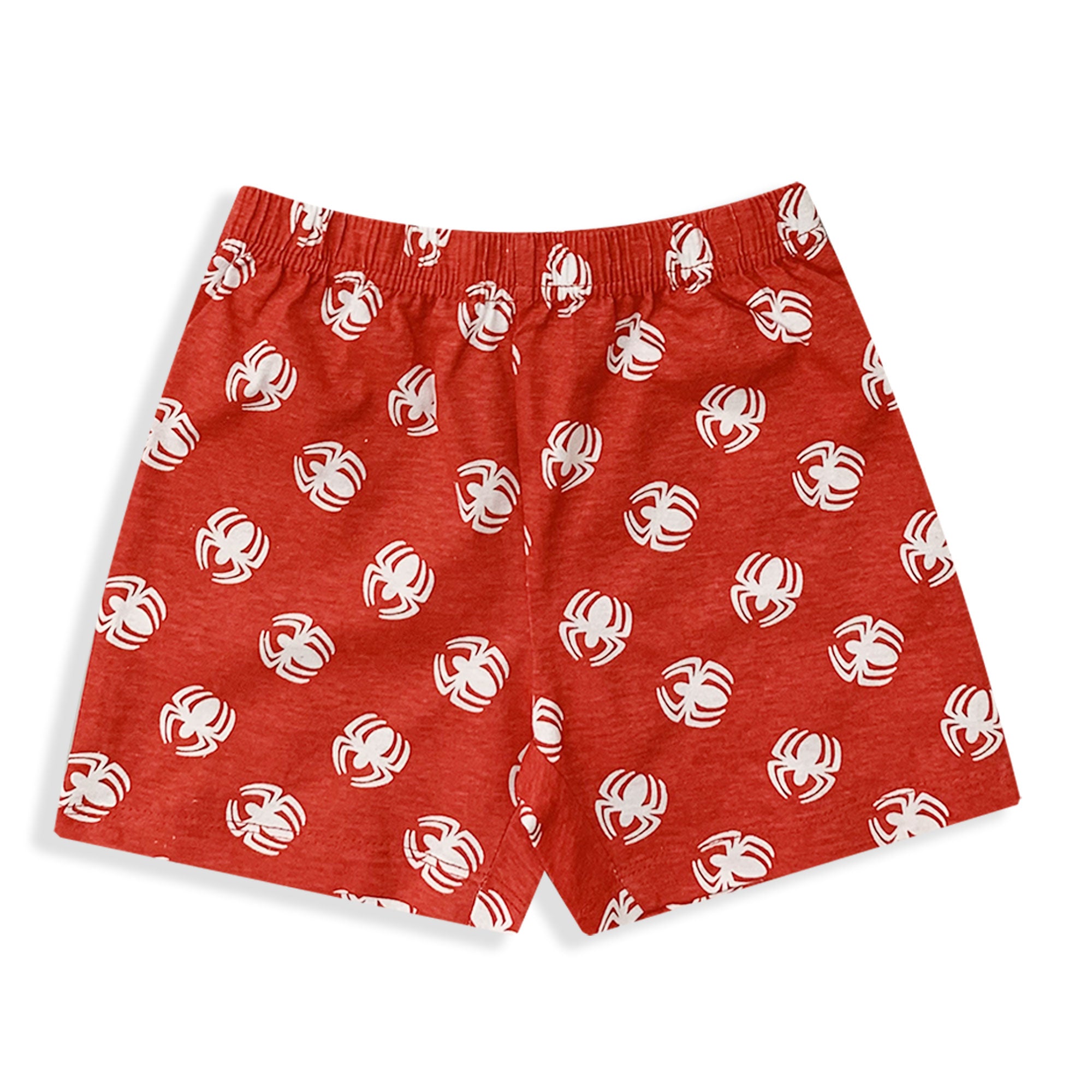 Pigiama bambino Marvel Spiderman t-shirt e pantaloncino in cotone stampato 6028