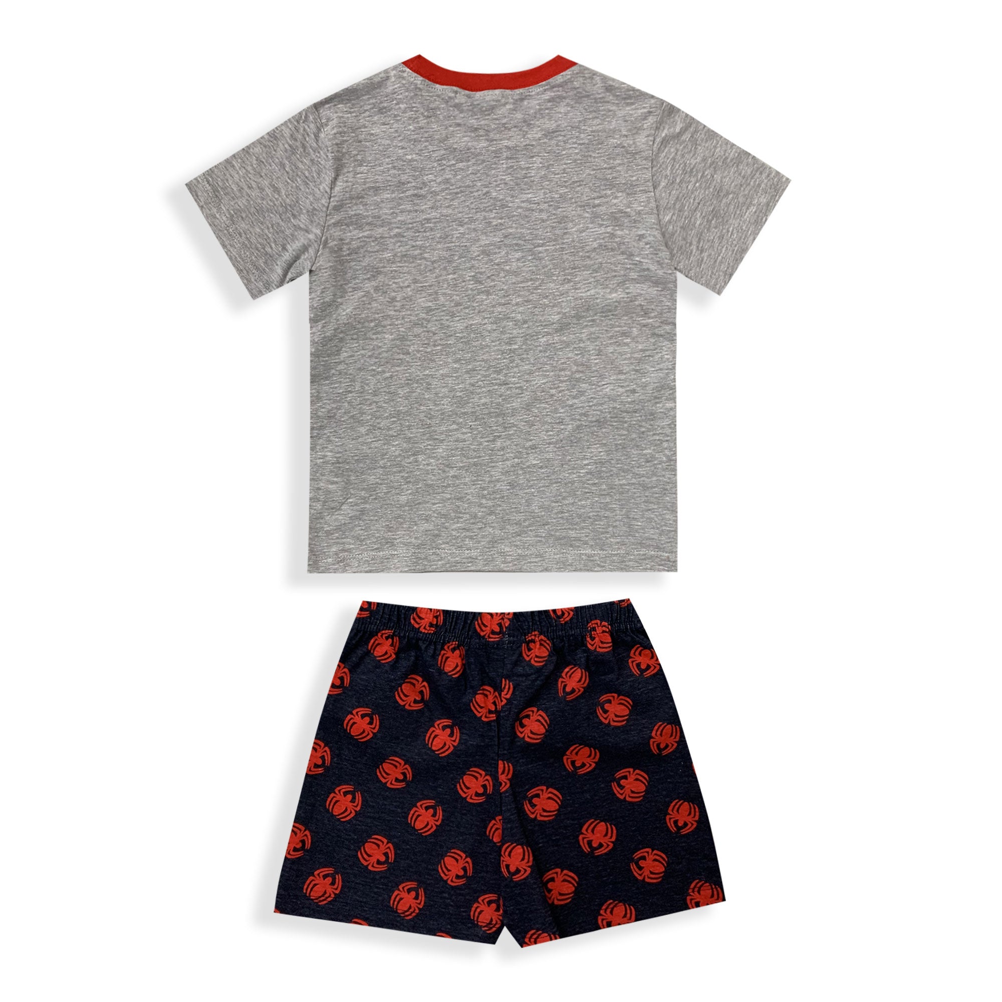 Pigiama bambino Marvel Spiderman t-shirt e pantaloncino in cotone stampato 6028