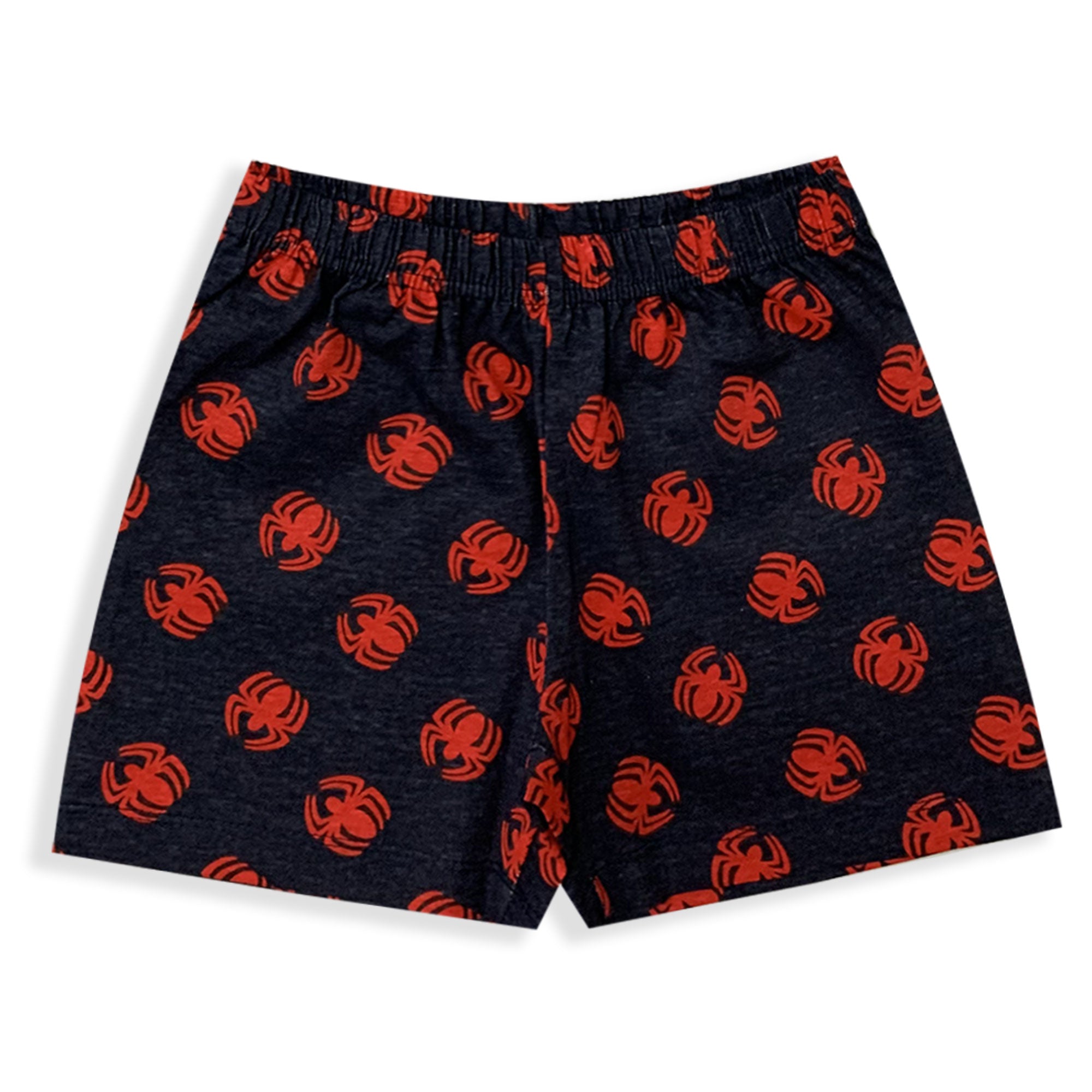 Pigiama bambino Marvel Spiderman t-shirt e pantaloncino in cotone stampato 6028