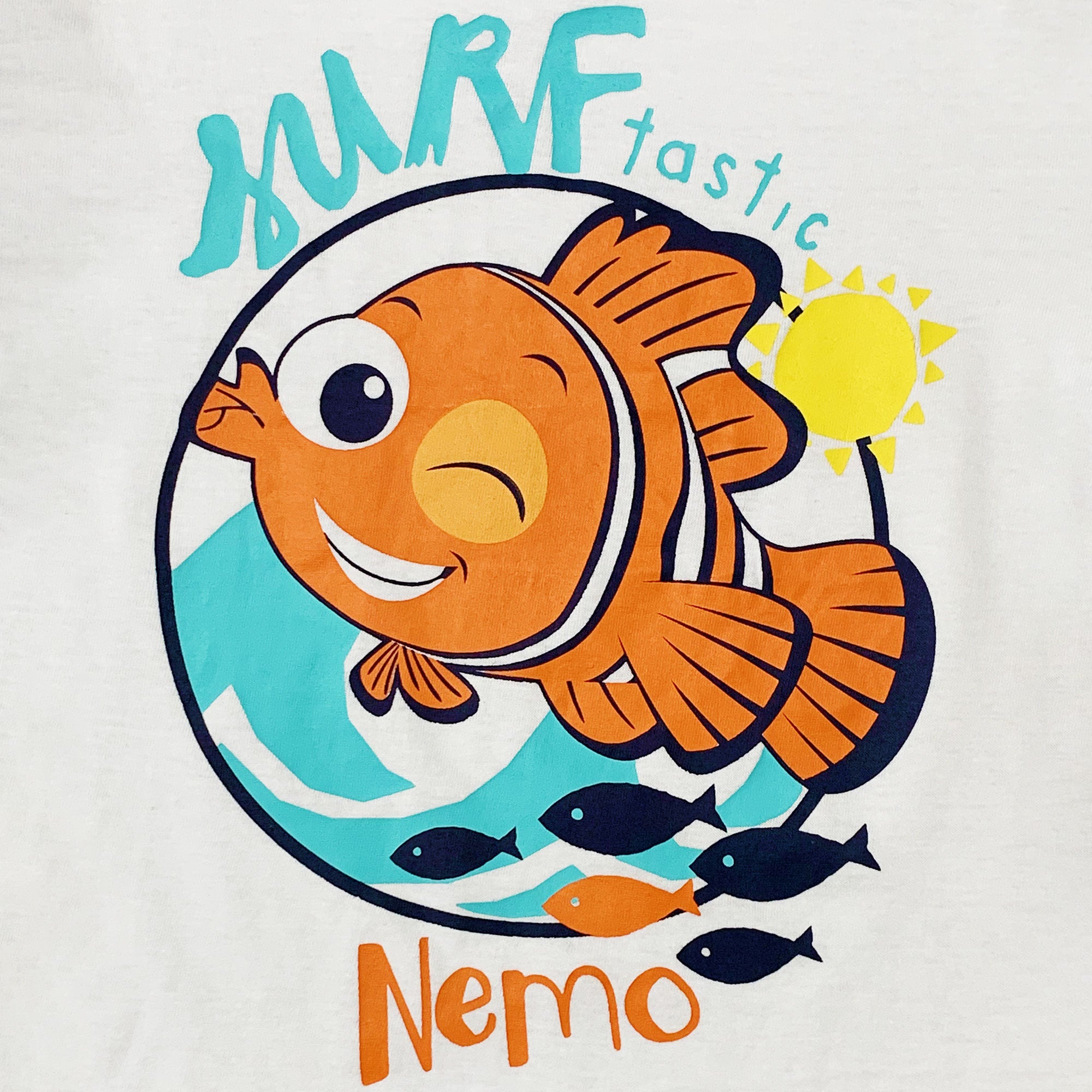 Pigiama bambino Disney Nemo t-shirt e pantaloncino in cotone estivo 6029