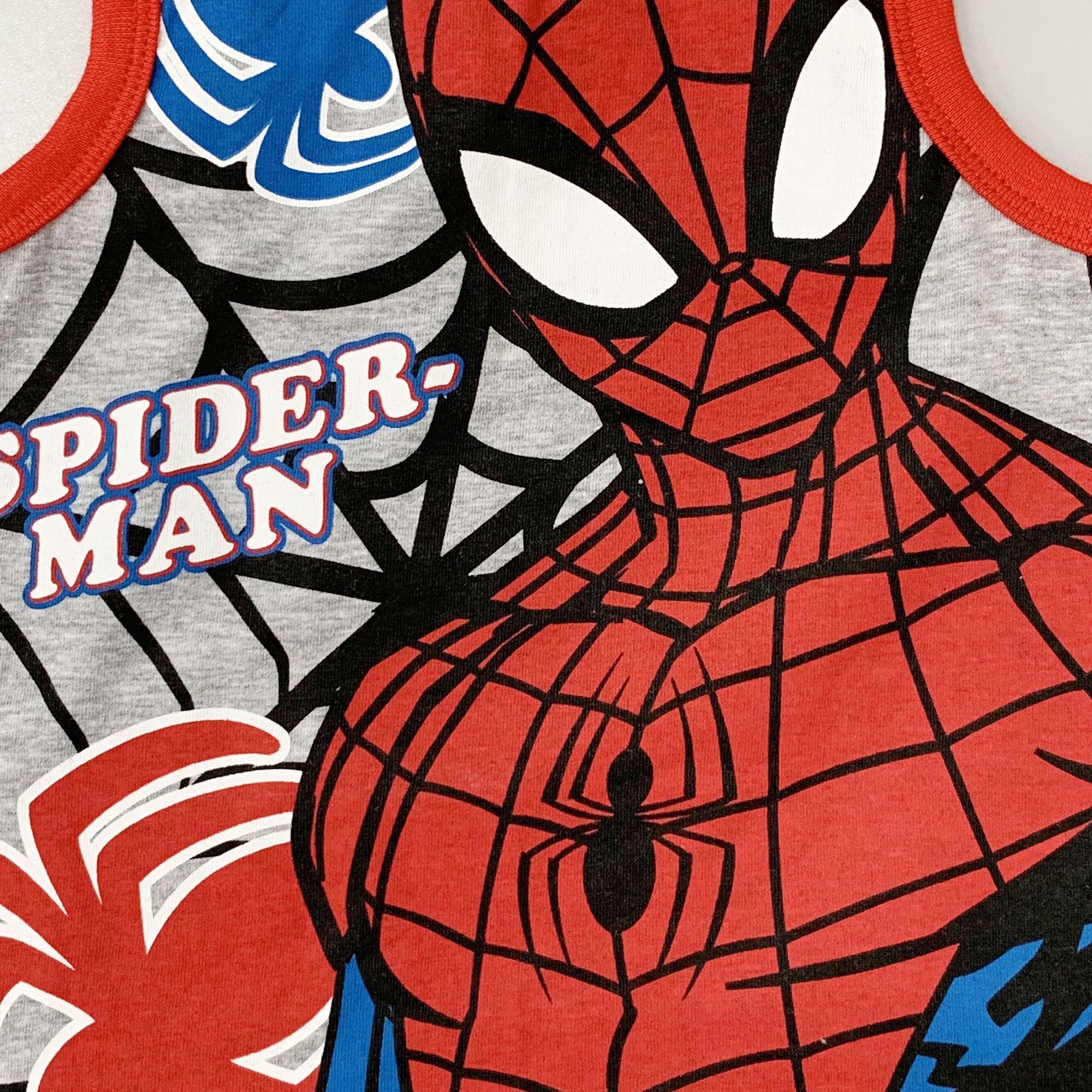 Pigiama bambino Marvel Spiderman canotta e pantaloncino in cotone stampato 6031