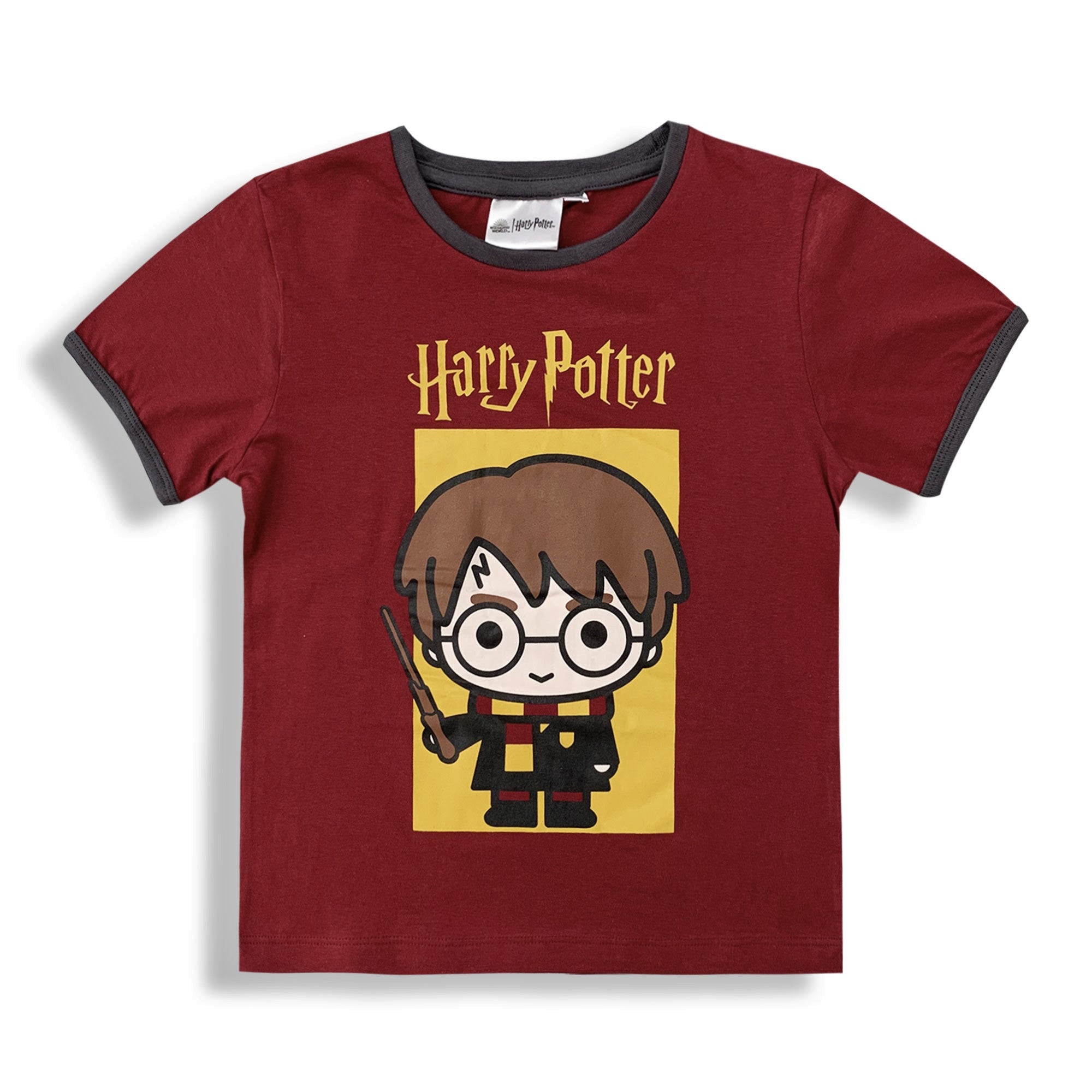 Maglia stampata Harry Potter maglietta maniche corte in cotone bambino 6036