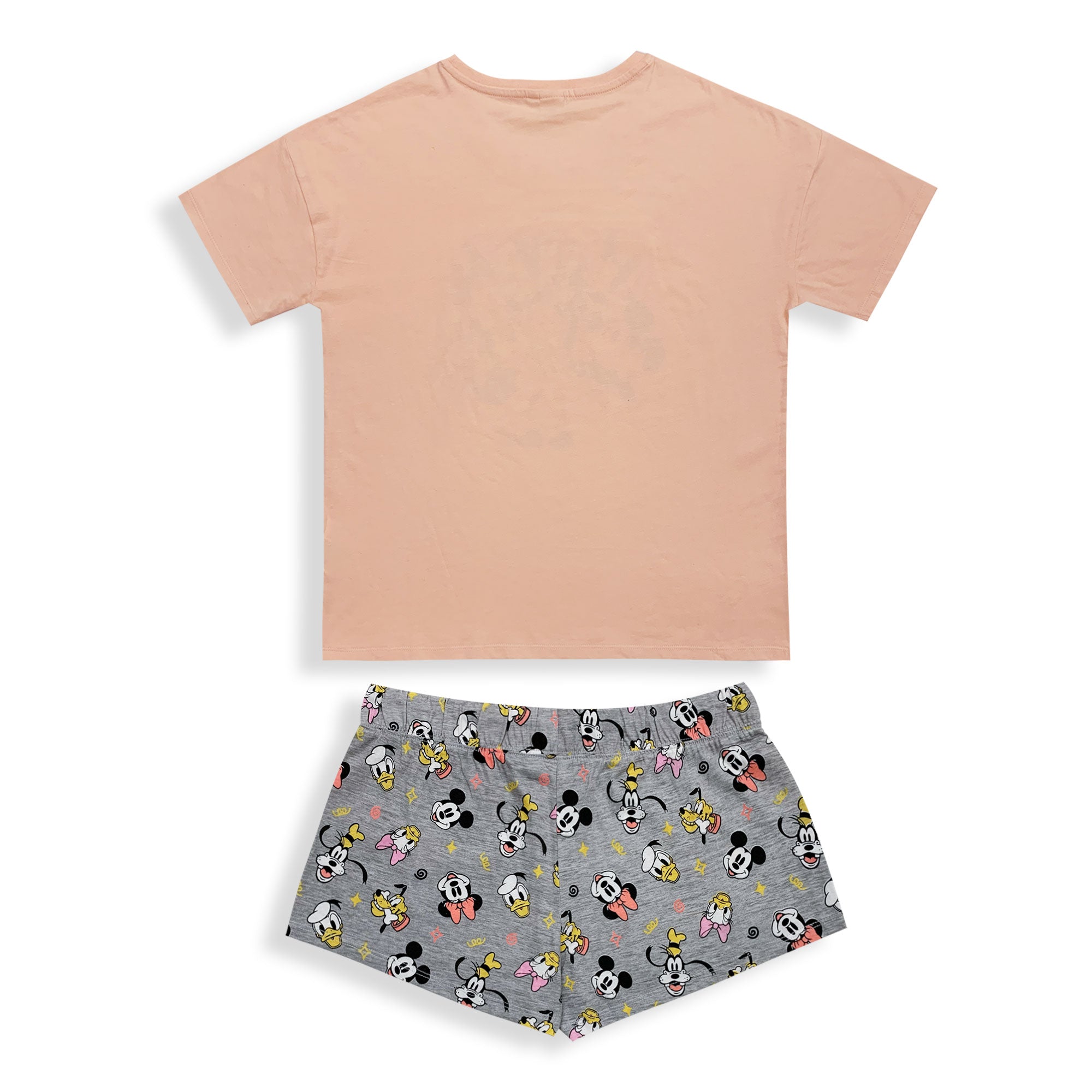 Pigiama corto donna Disney Mickey Mouse t-shirt e short in cotone estivo 6093