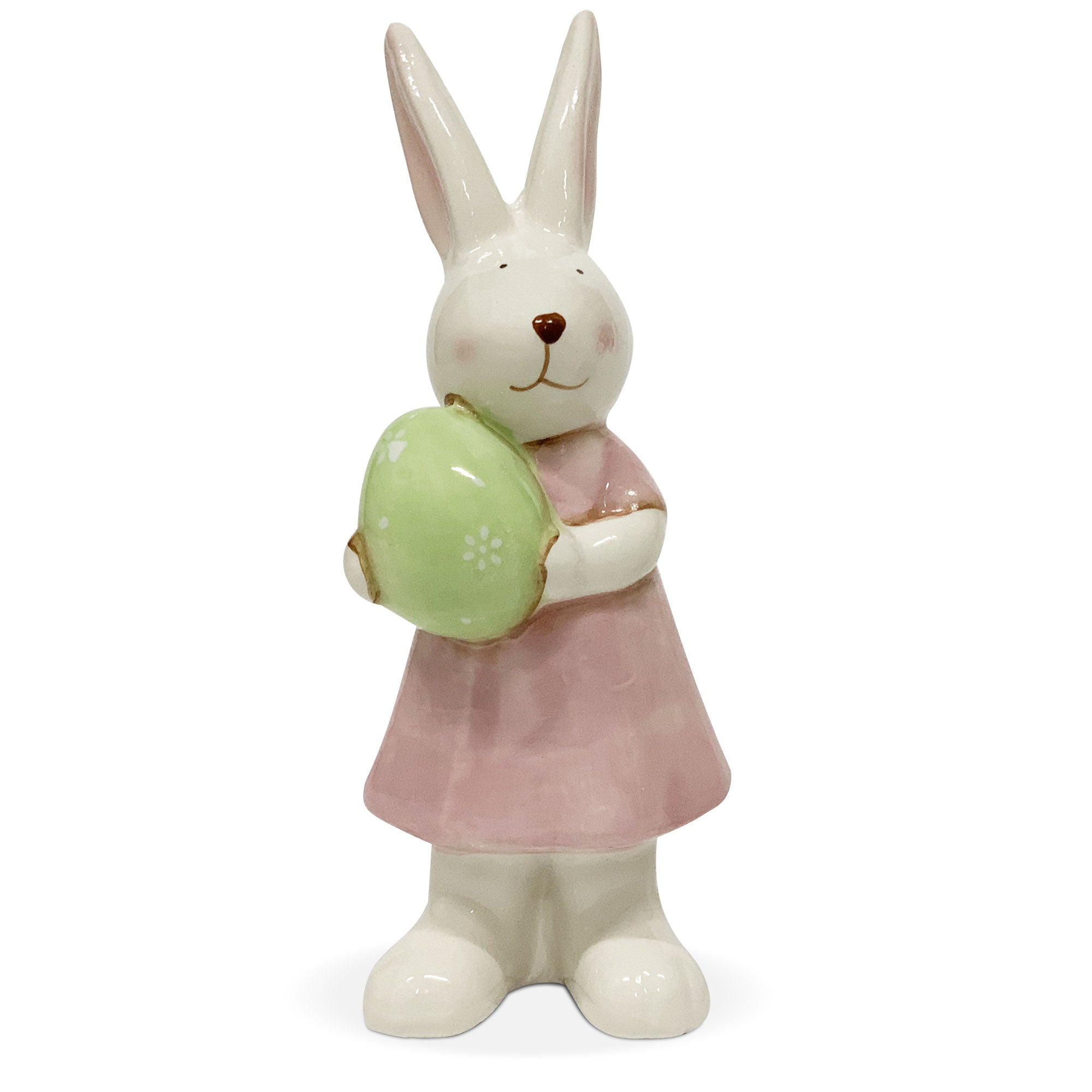 Coniglietto di Pasqua Decorazione pasquale in ceramica Nuvole di Stoffa 6114