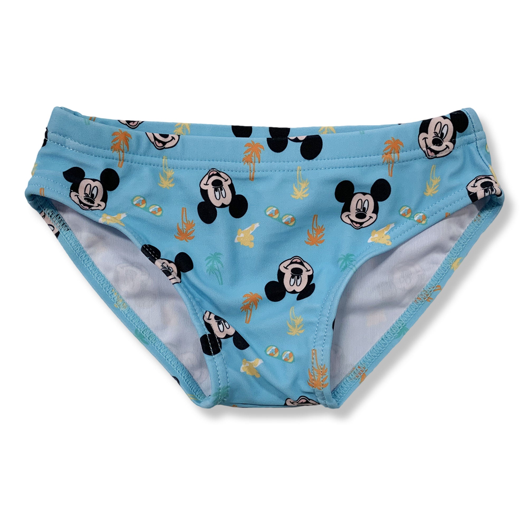 COSTUME MARE MICKEY MOUSE DISNEY TOPOLINO PAPERINO SLIP MUTANDINA NEONATO  BAMBINO - UE0098GIALLO