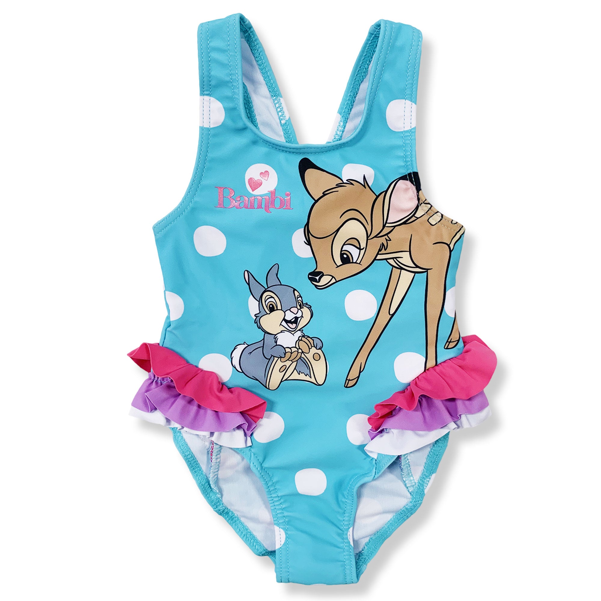 Costume da bagno per neonato bambina Disney Bambi un pezzo per bimba 6149
