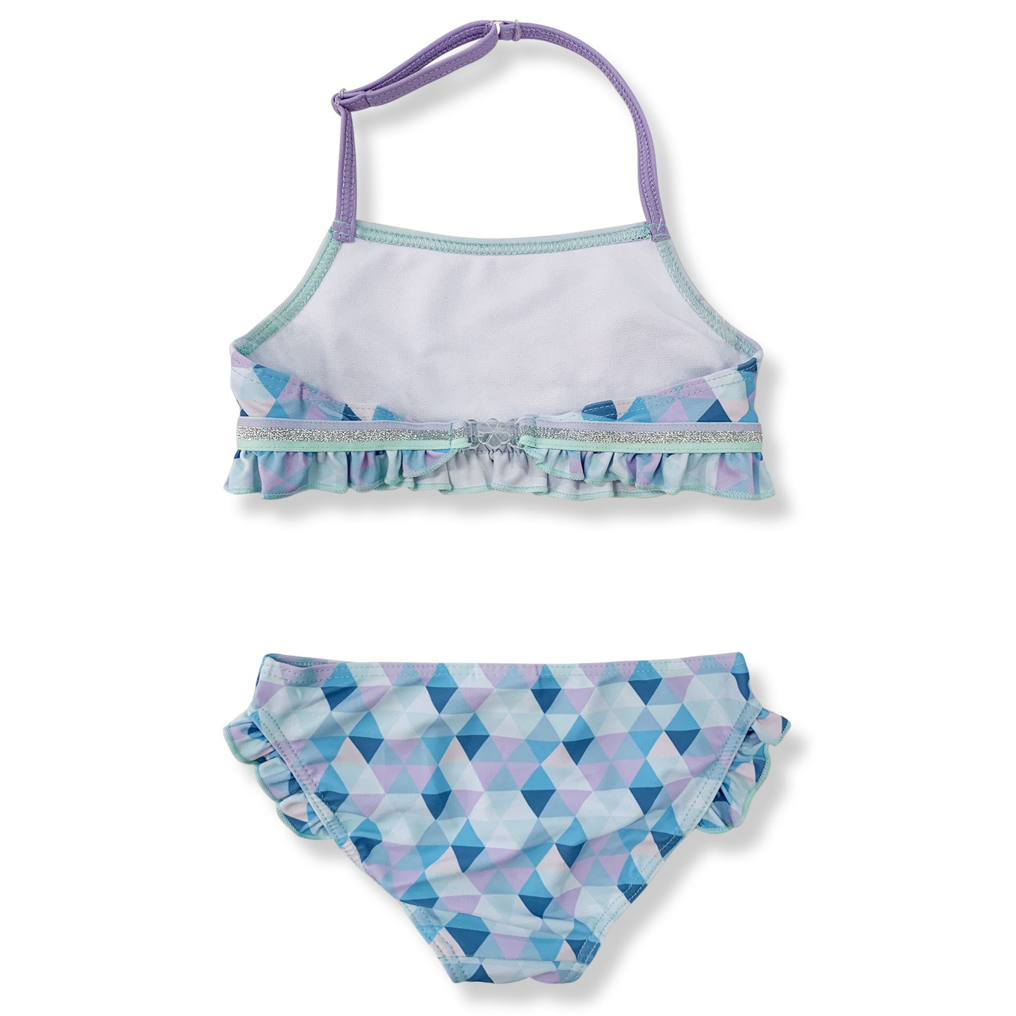 Costume da bagno bambina Disney Frozen Elsa e Anna due pezzi bikini mare 6156