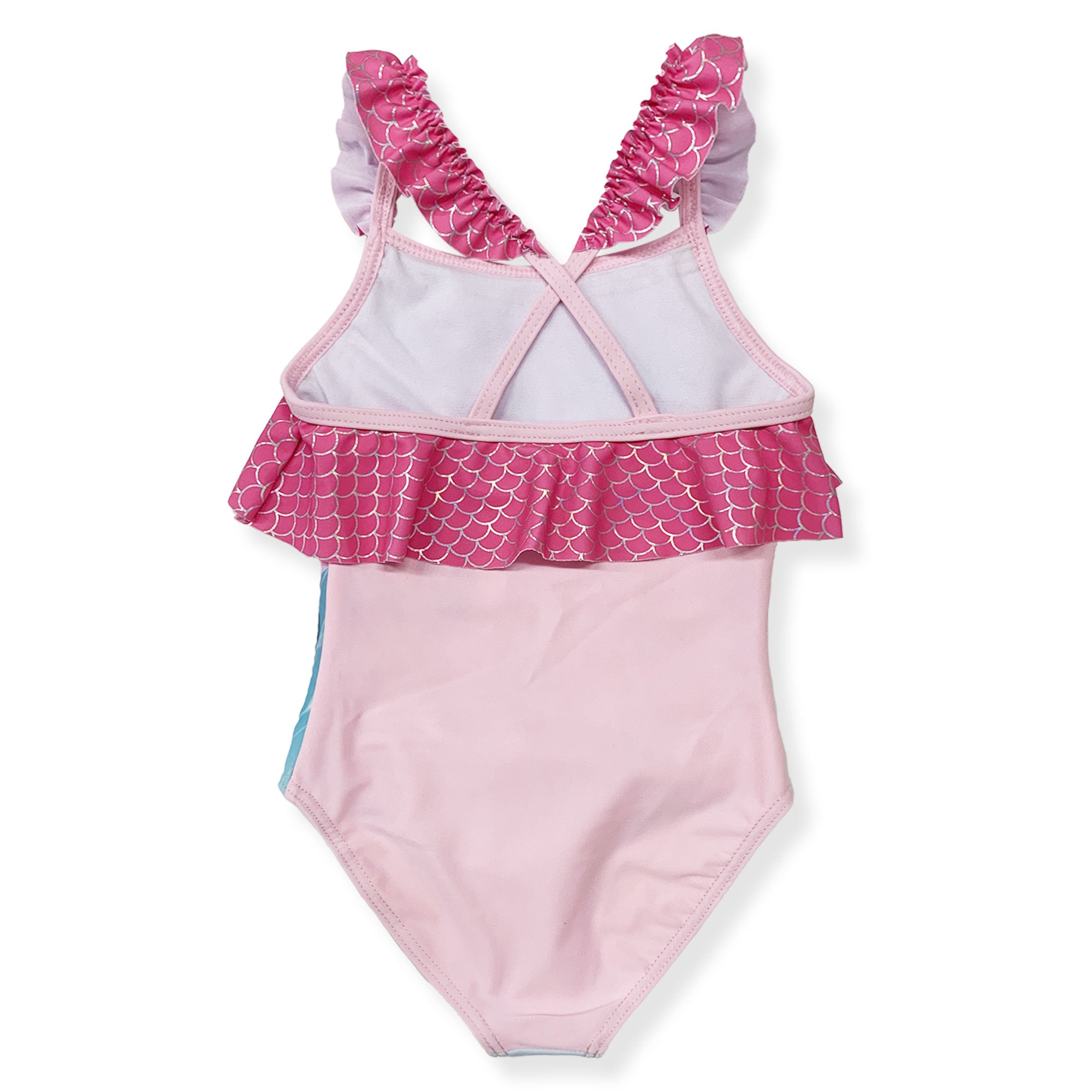 Costume da bagno bambina Disney la Sirenetta Ariel un pezzo intero mare 6157