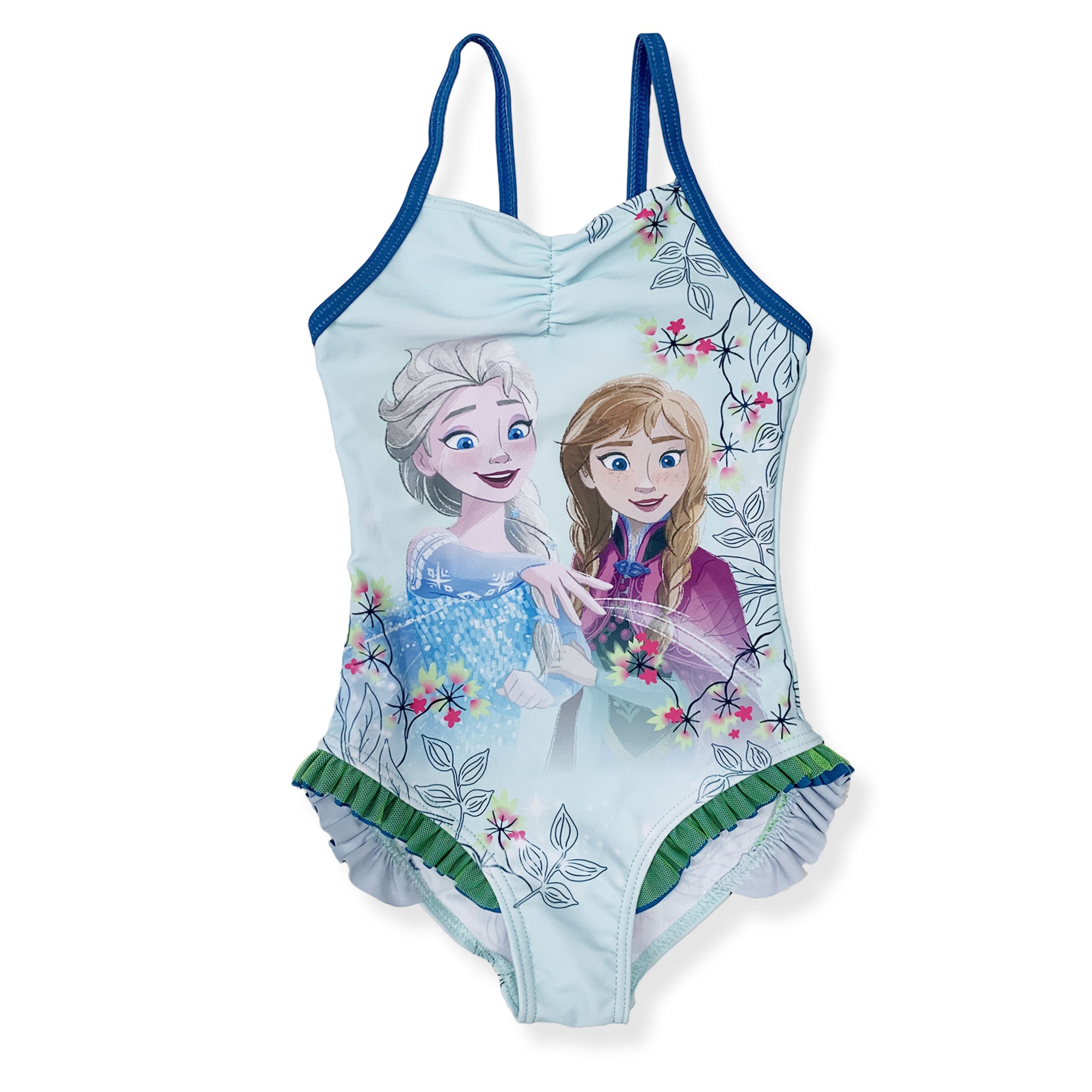 Costume da bagno bambina Disney Frozen Elsa e Anna un pezzo intero mare 6158