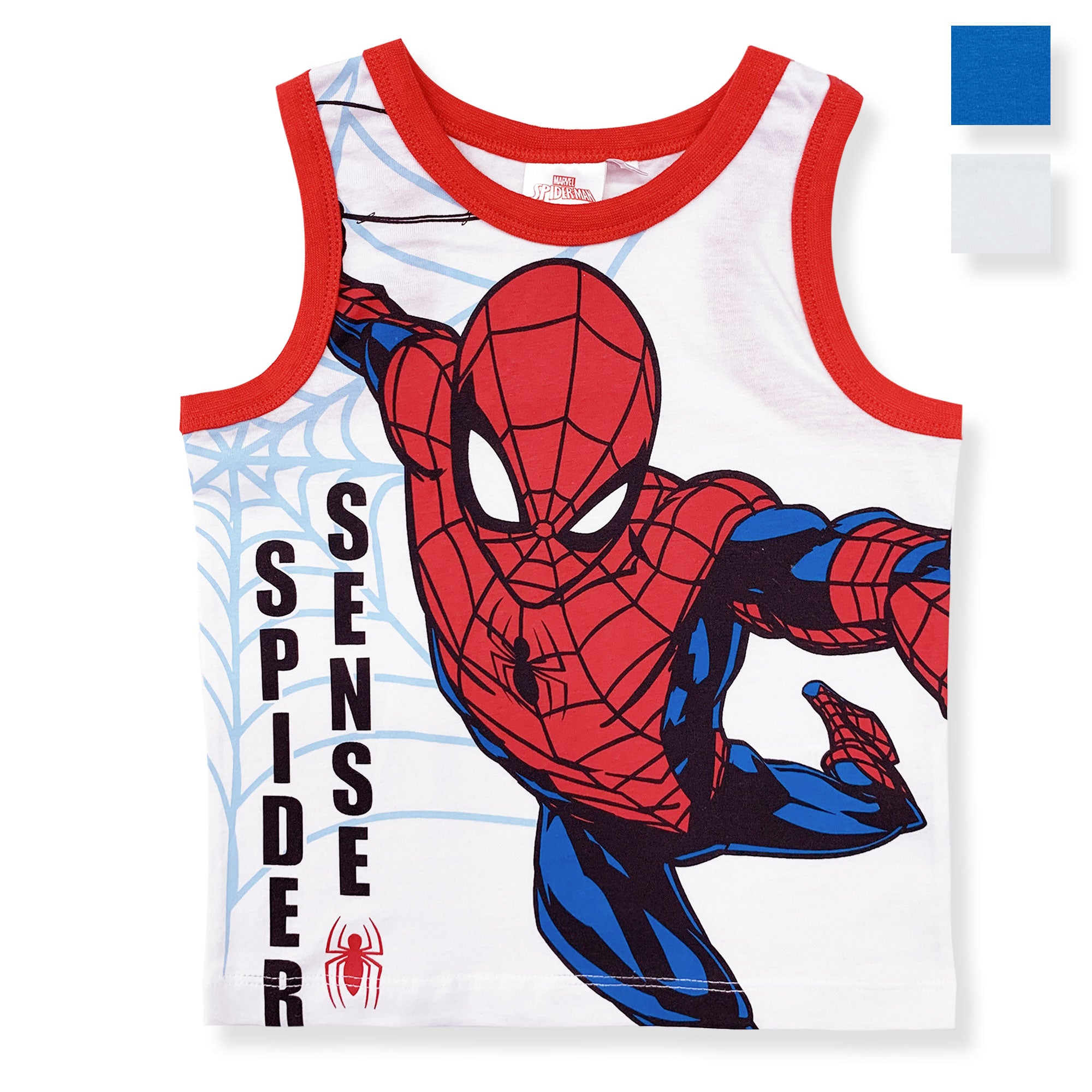 Canotta Marvel Spiderman Maglia bambino in cotone estivo Spider Man 6159