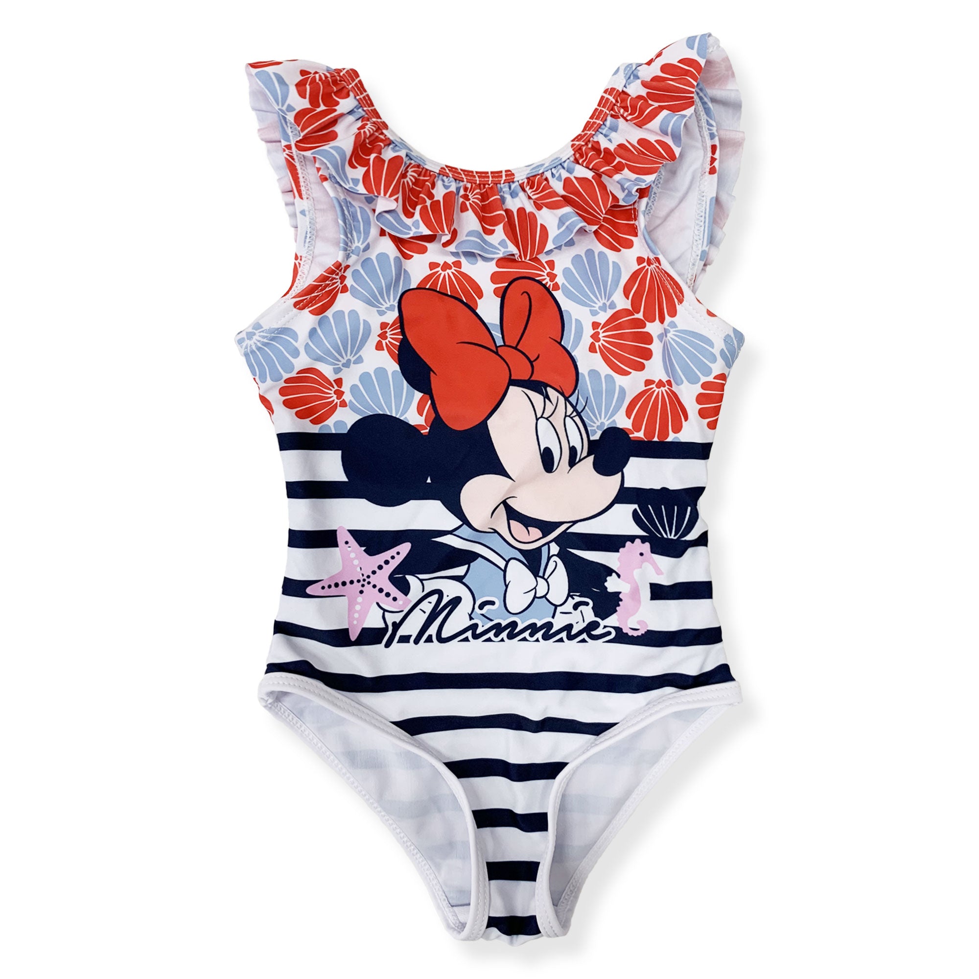 Costume da bagno bambina Disney Minnie Mouse un pezzo costume mare intero 6161