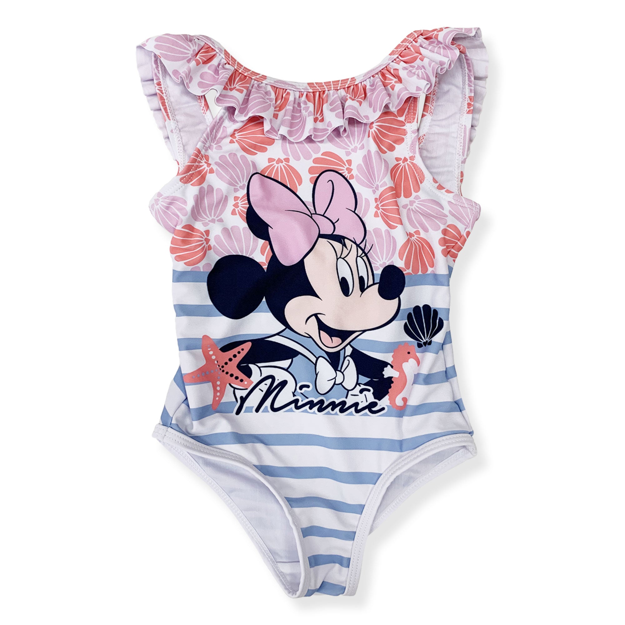 Costume da bagno bambina Disney Minnie Mouse un pezzo costume mare intero 6161