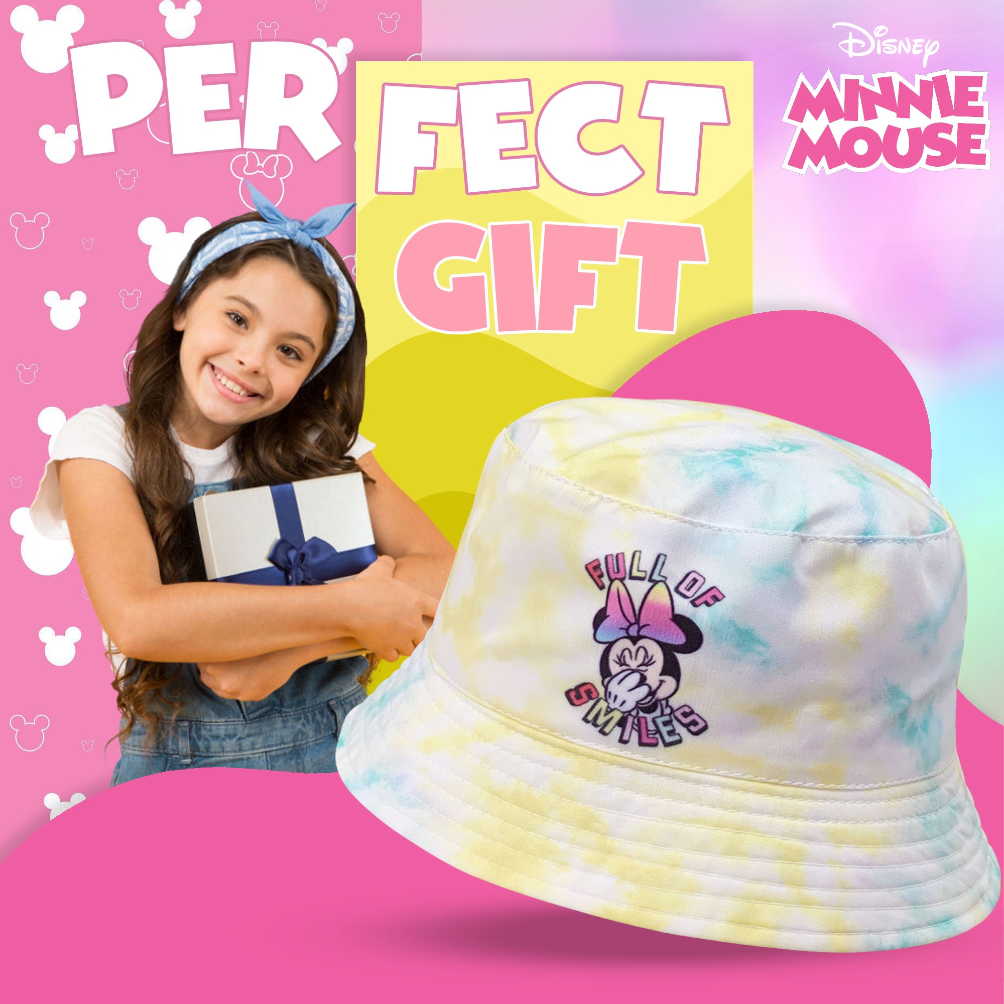 Cappellino pescatore per bambina Disney Minnie Mouse neonato bimba 6178