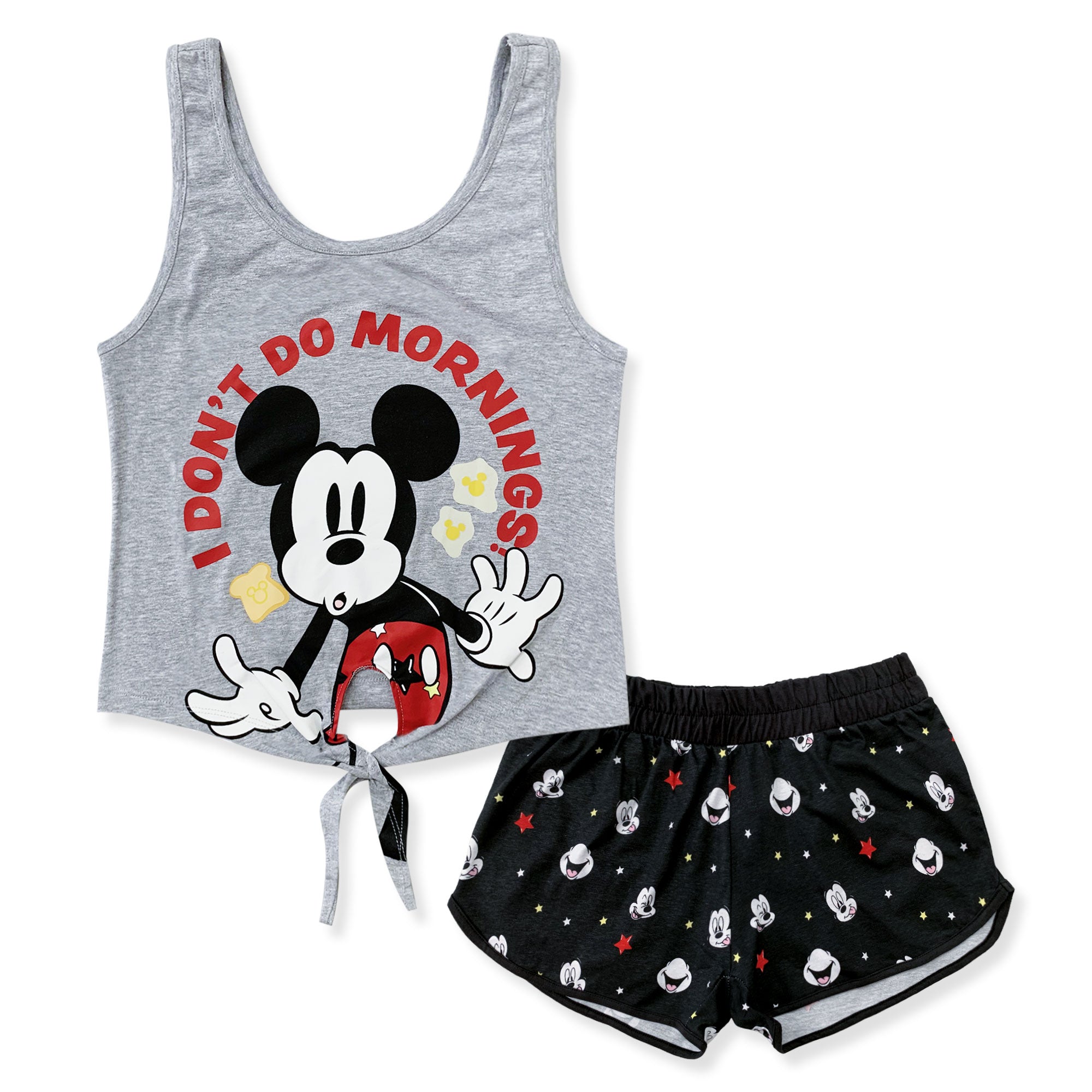 Pigiama corto donna Disney Mickey Mouse canotta e short in cotone estivo 6185