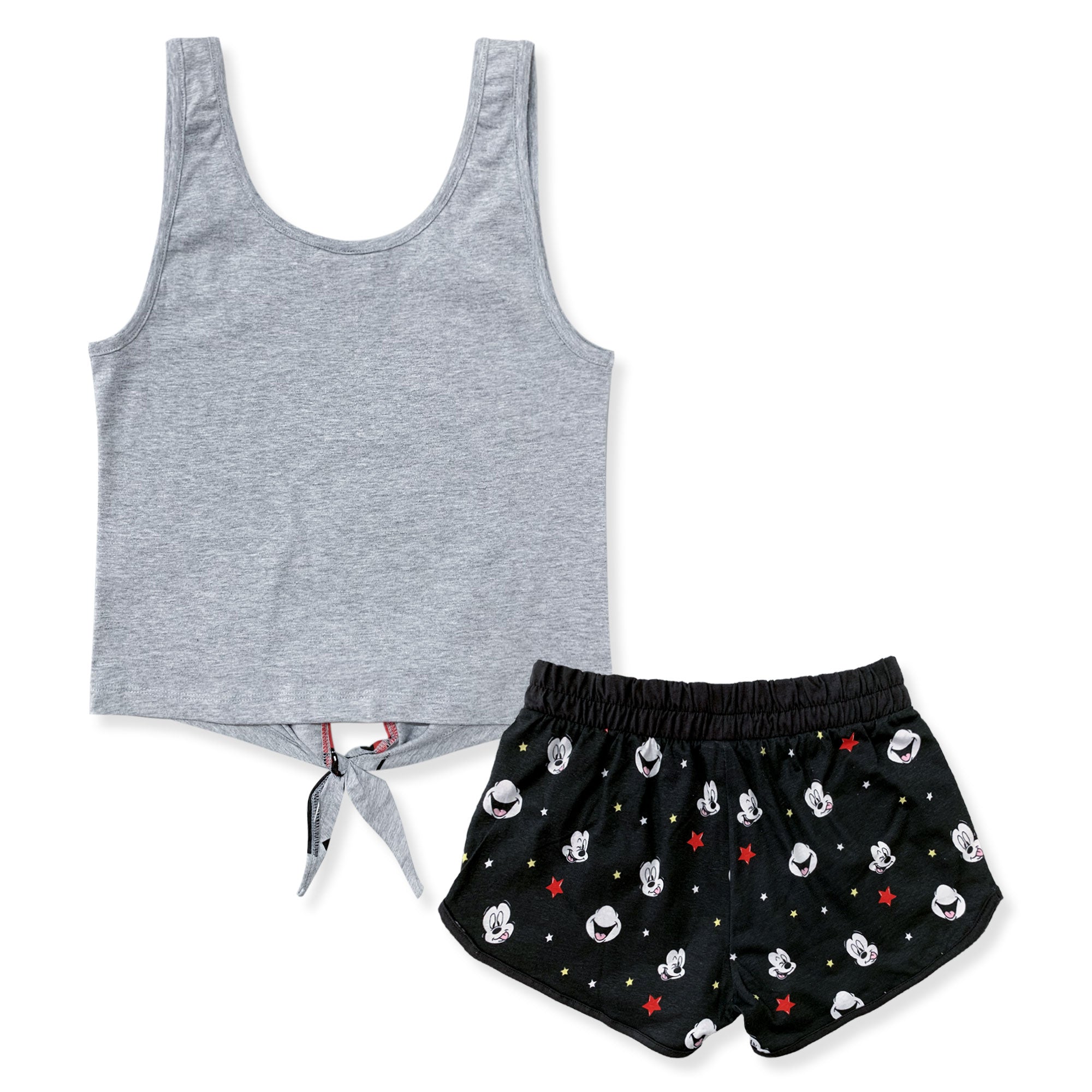 Pigiama corto donna Disney Mickey Mouse canotta e short in cotone estivo 6185