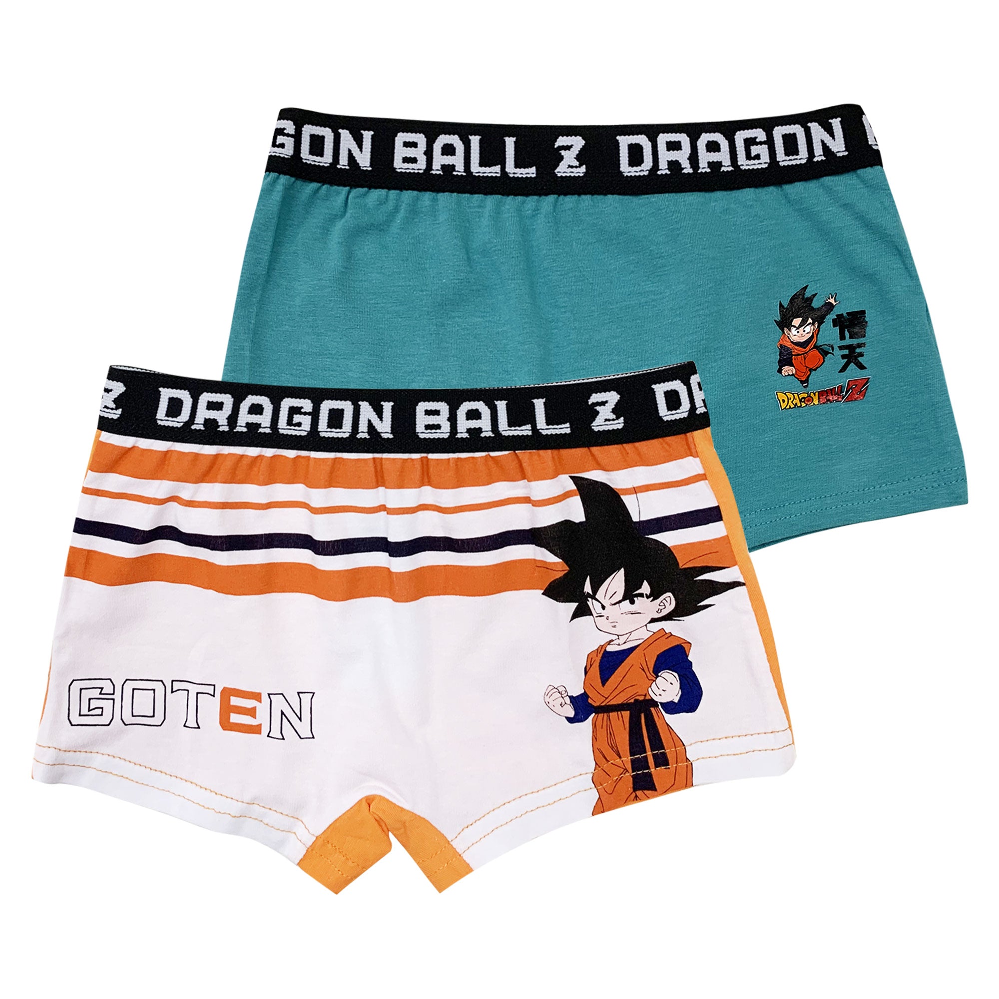 Boxer Dragon Ball Z 2 pezzi ufficiale bambino shorties mutandine intimo 6189