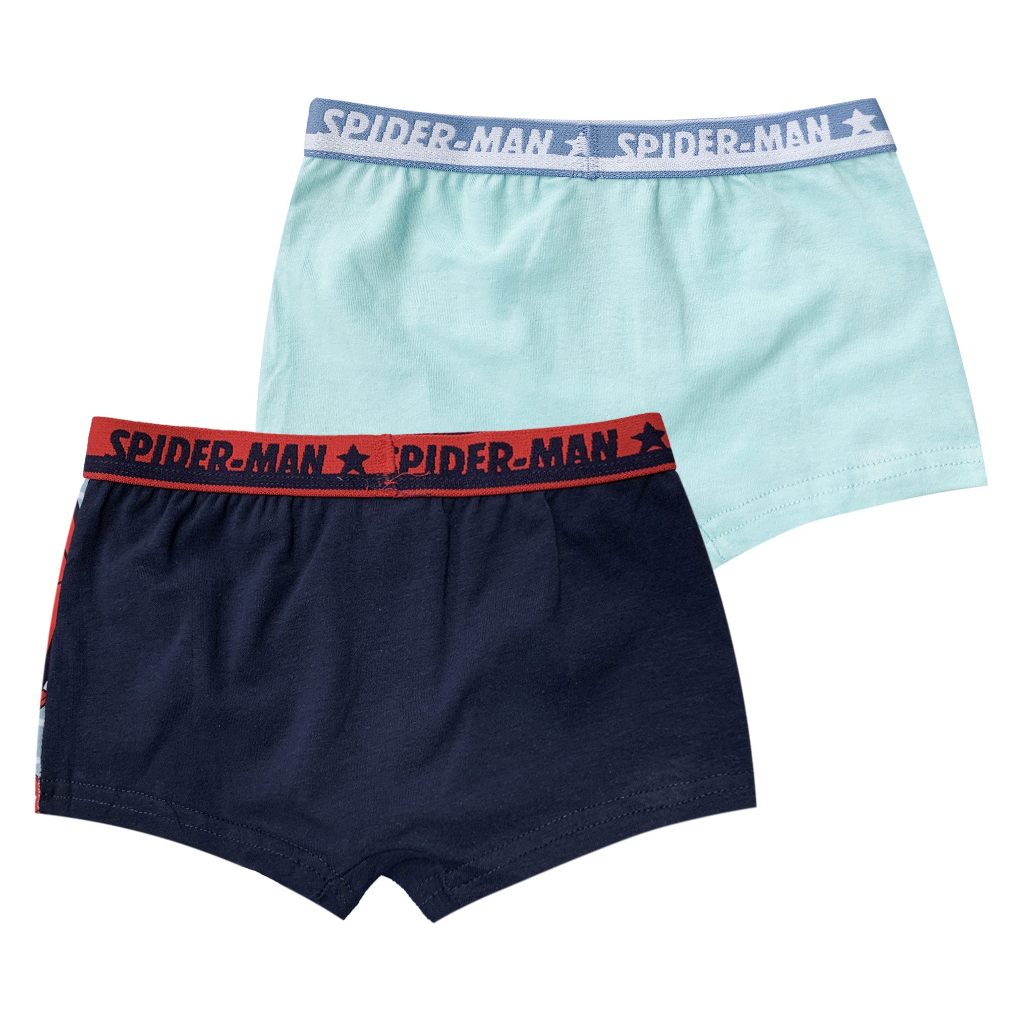 Set 2 Boxer Marvel Spiderman bambino shorties mutandine intimo in cotone 6191