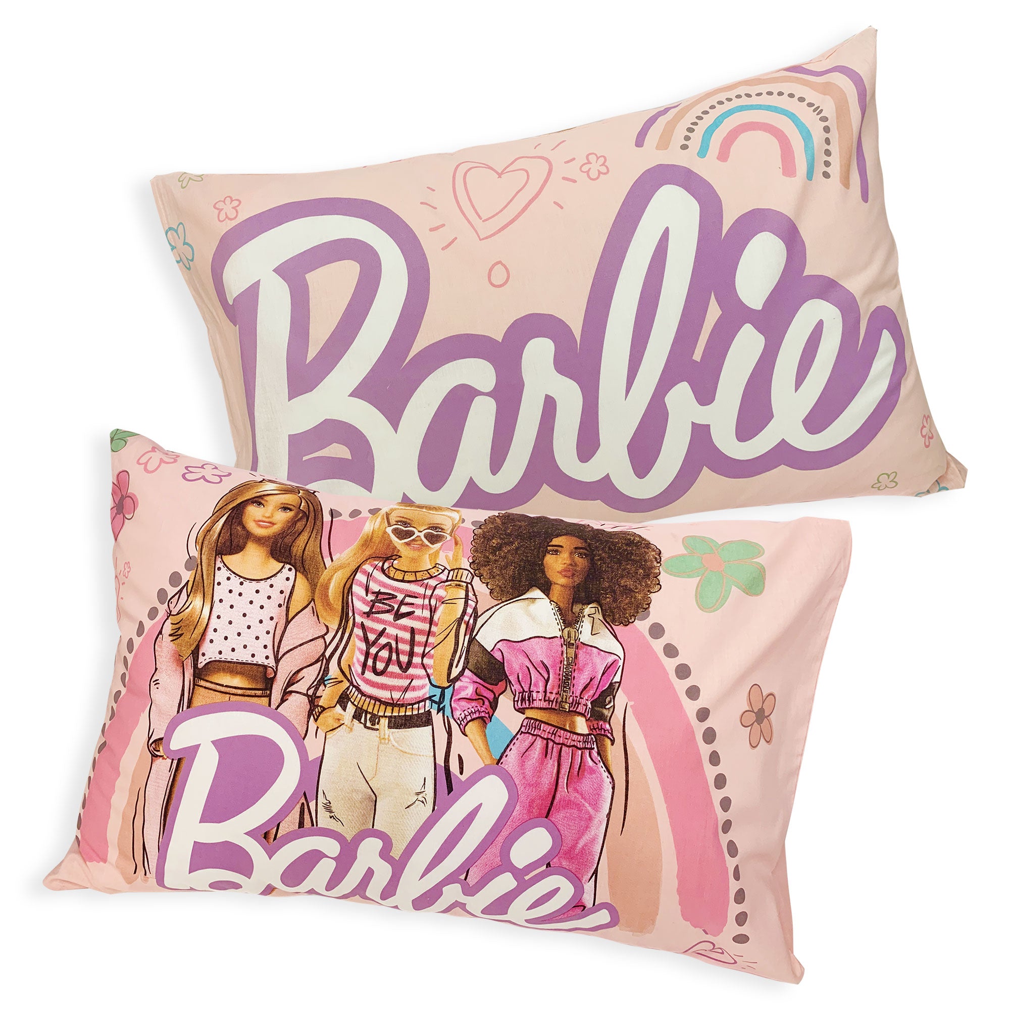 Completo letto lenzuolo singolo Barbie 1 posto in Cotone 6196