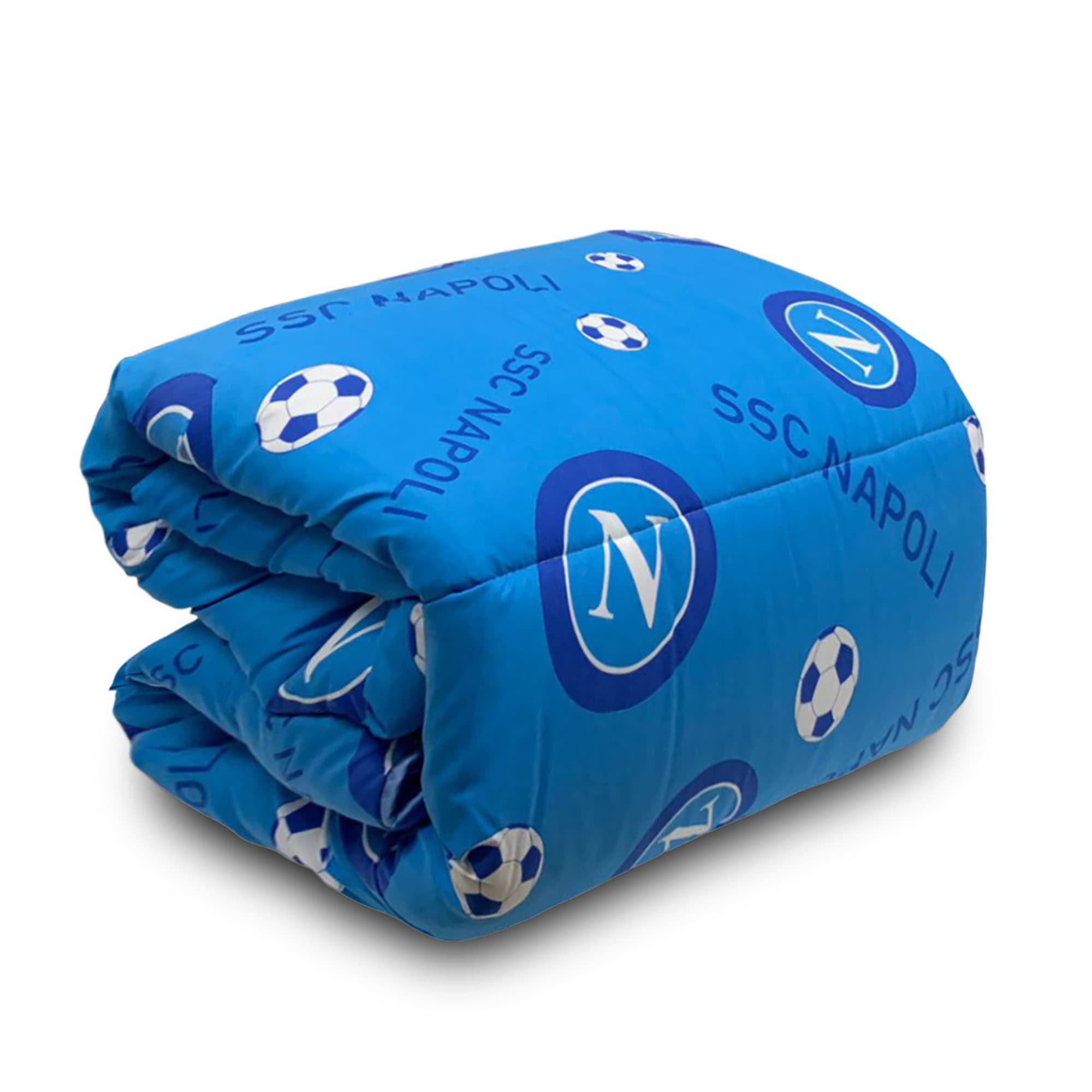 Trapunta piumone SSC Napoli ufficiale letto matrimoniale invernale scudetto 6214