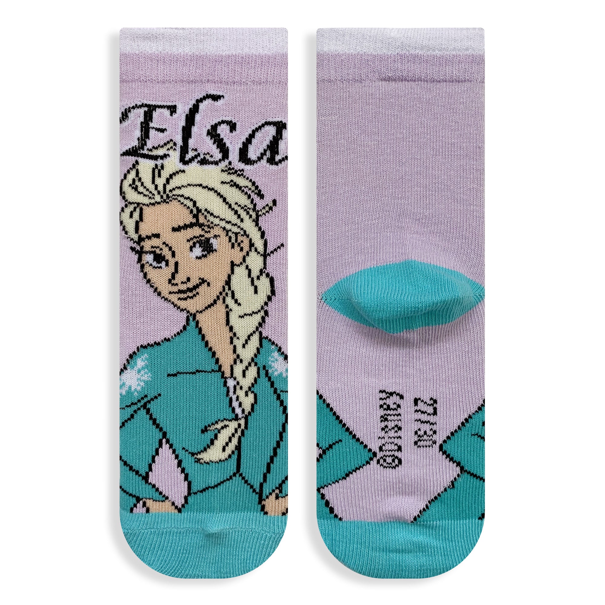 Calzini bambina Disney Frozen Elsa set 3 paia in cotone 6222