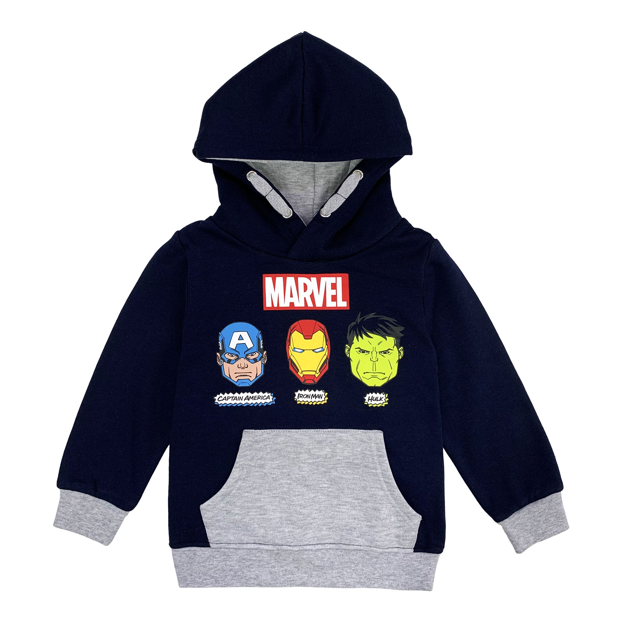 Felpa Marvel Avengers per bambino con cappuccio a maniche lunghe bimbo 6229