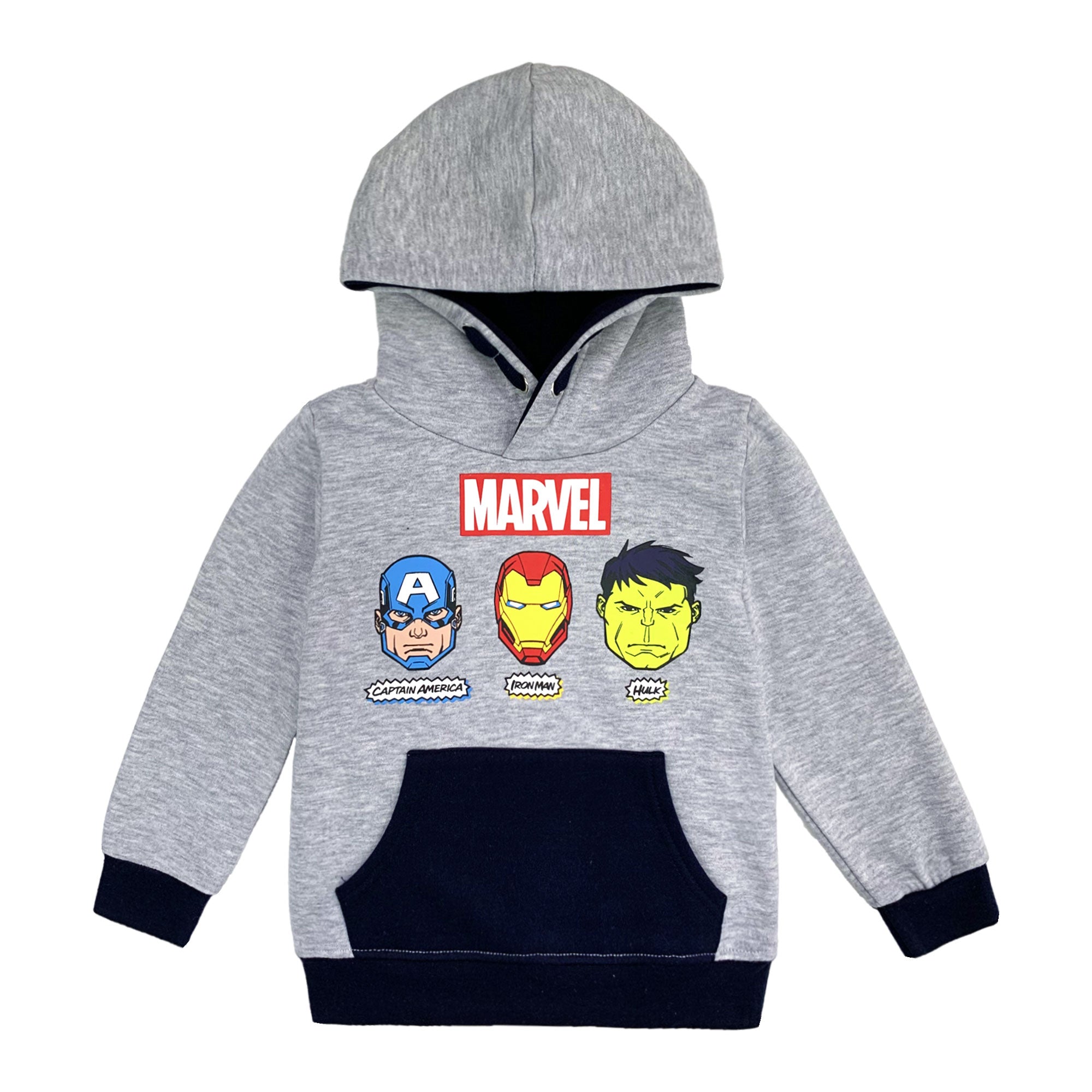 Felpa Marvel Avengers per bambino con cappuccio a maniche lunghe bimbo 6229