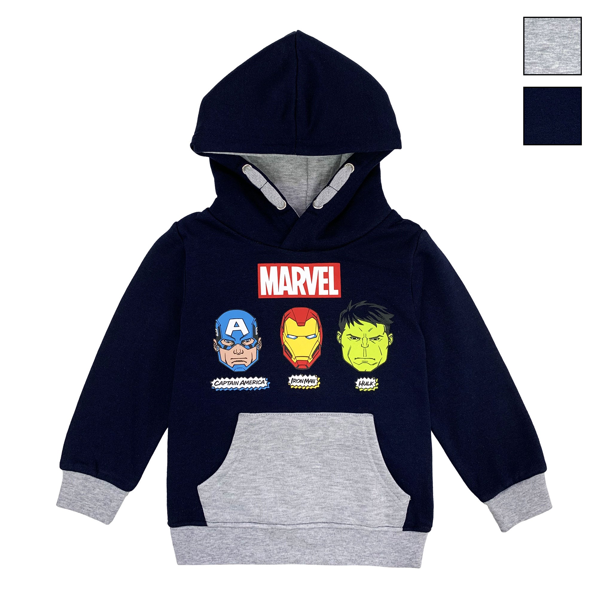 Felpa Marvel Avengers per bambino con cappuccio a maniche lunghe bimbo 6229