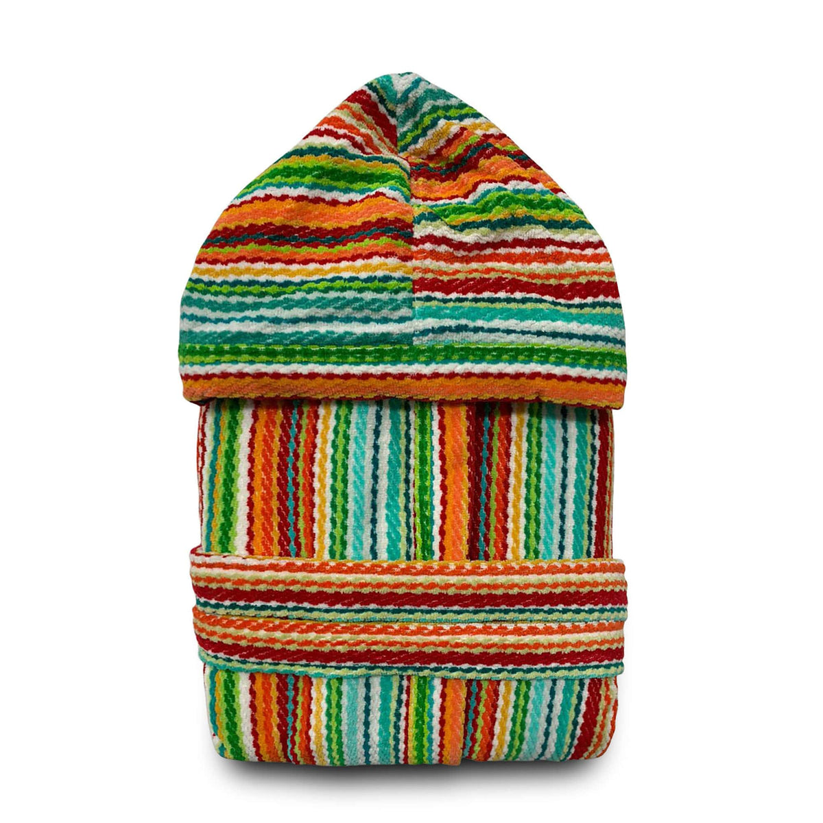 Sommaruga Herren-Bademantel aus Chenille-Velours-Frottee mit Kapuze 6235