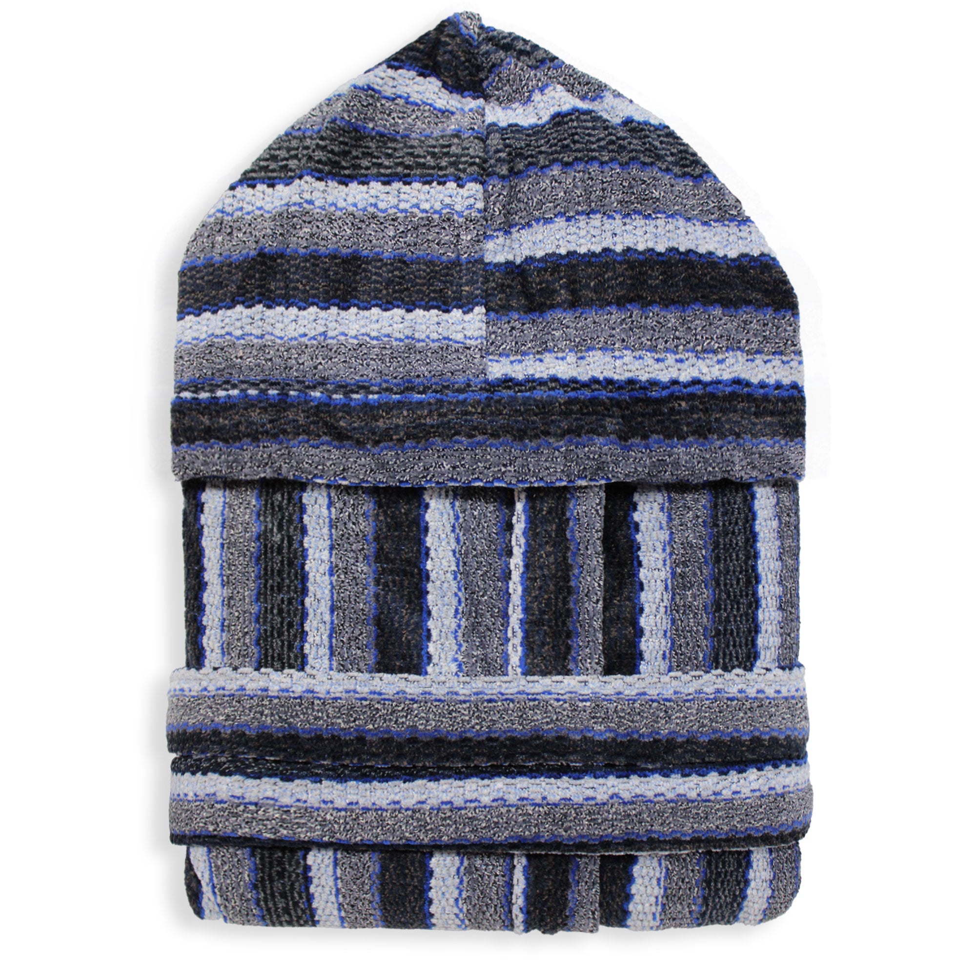 Accappatoio uomo in spugna velour cinigliato Sommaruga con cappuccio 6235