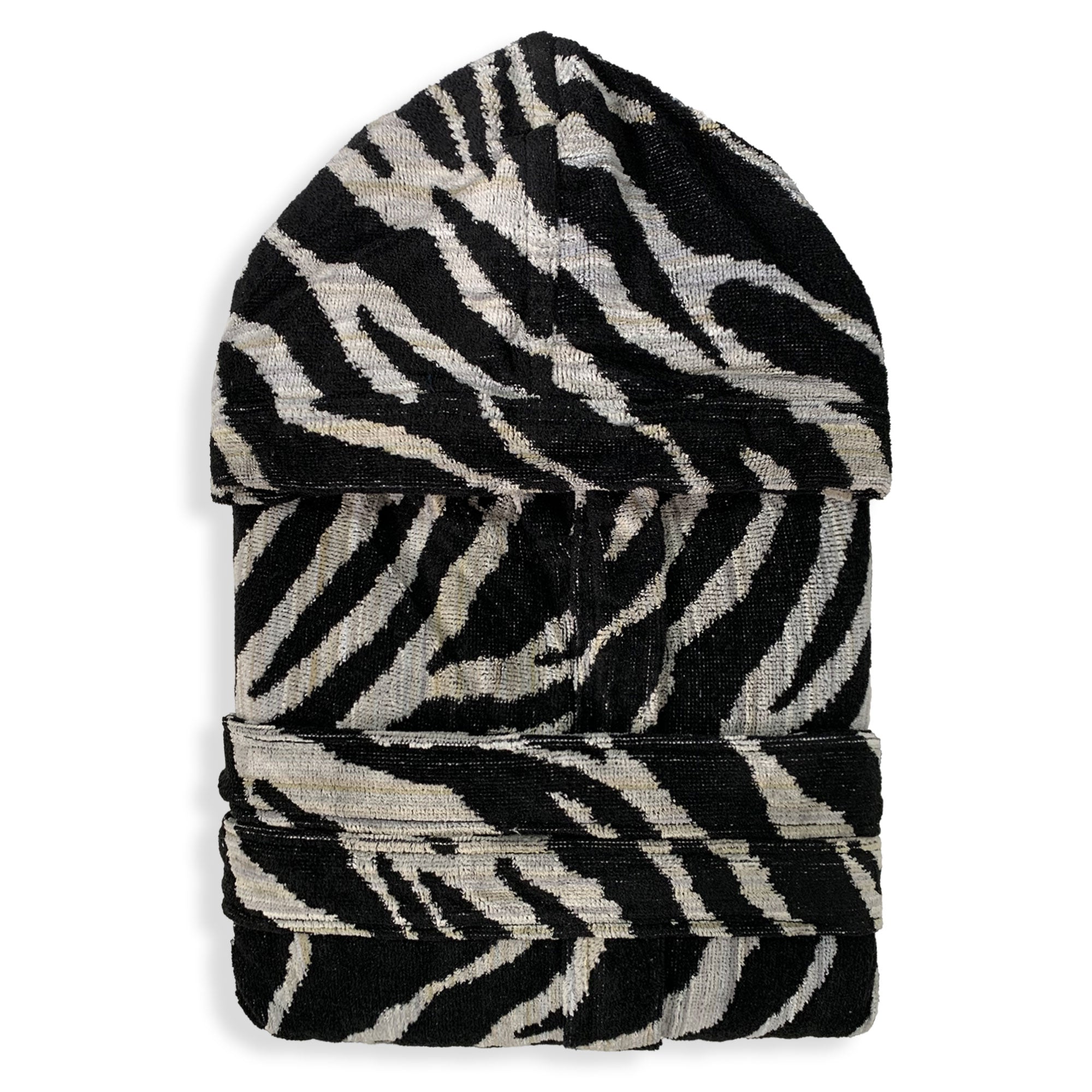 Accappatoio uomo in spugna velour cinigliato Sommaruga con cappuccio 6235