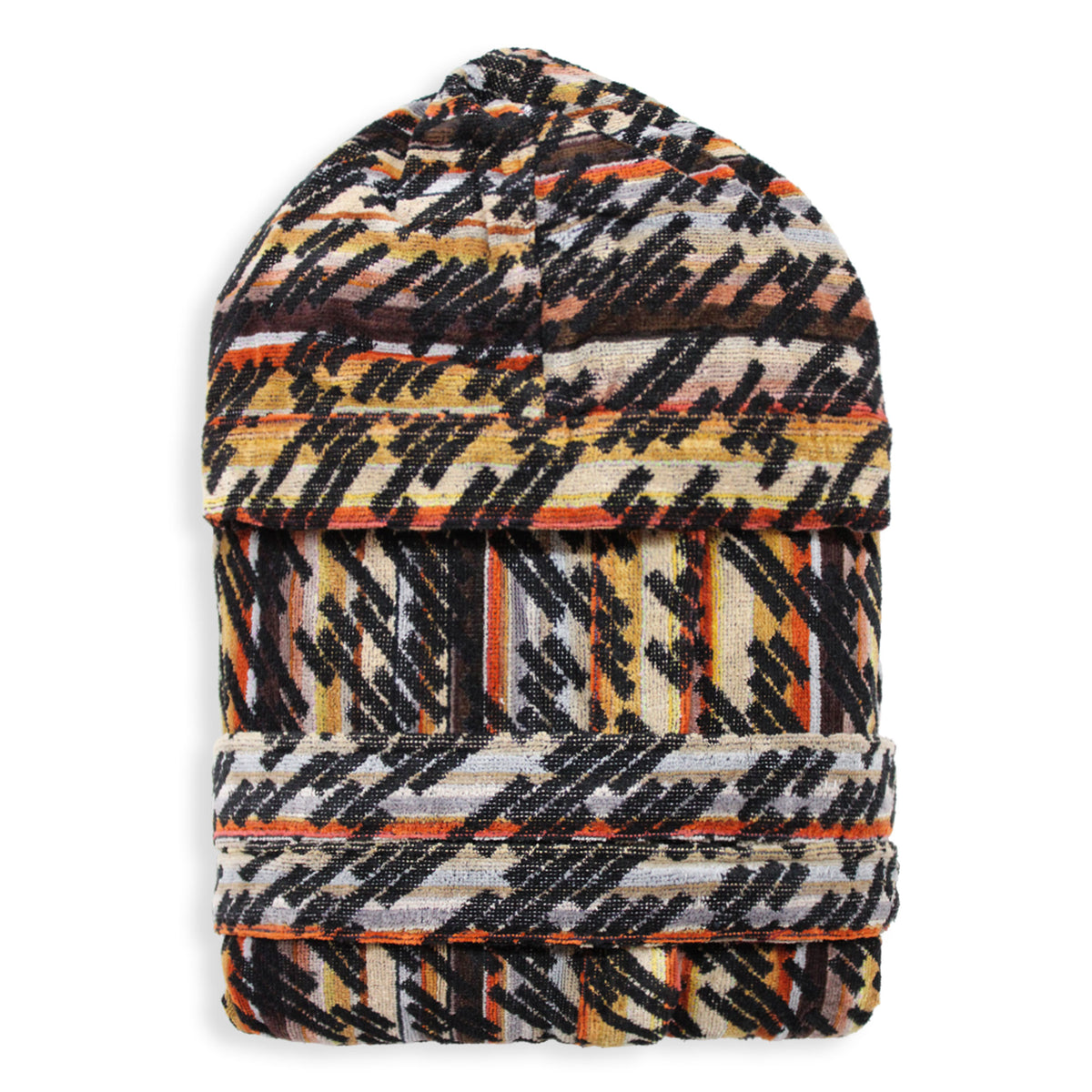 Sommaruga Herren-Bademantel aus Chenille-Velours-Frottee mit Kapuze 6235