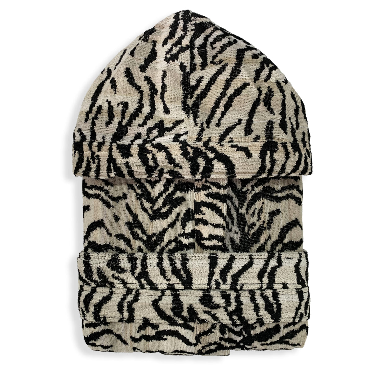Sommaruga Herren-Bademantel aus Chenille-Velours-Frottee mit Kapuze 6235