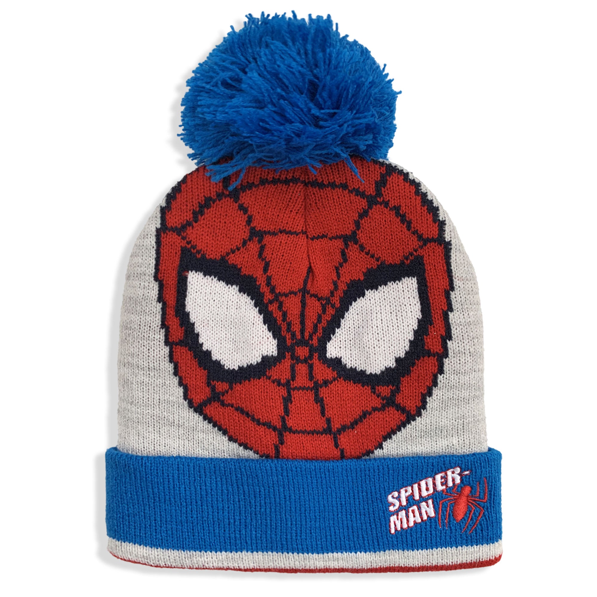 Cappello con pon pon Marvel Spiderman bambino invernale cappellino bimbo 6262