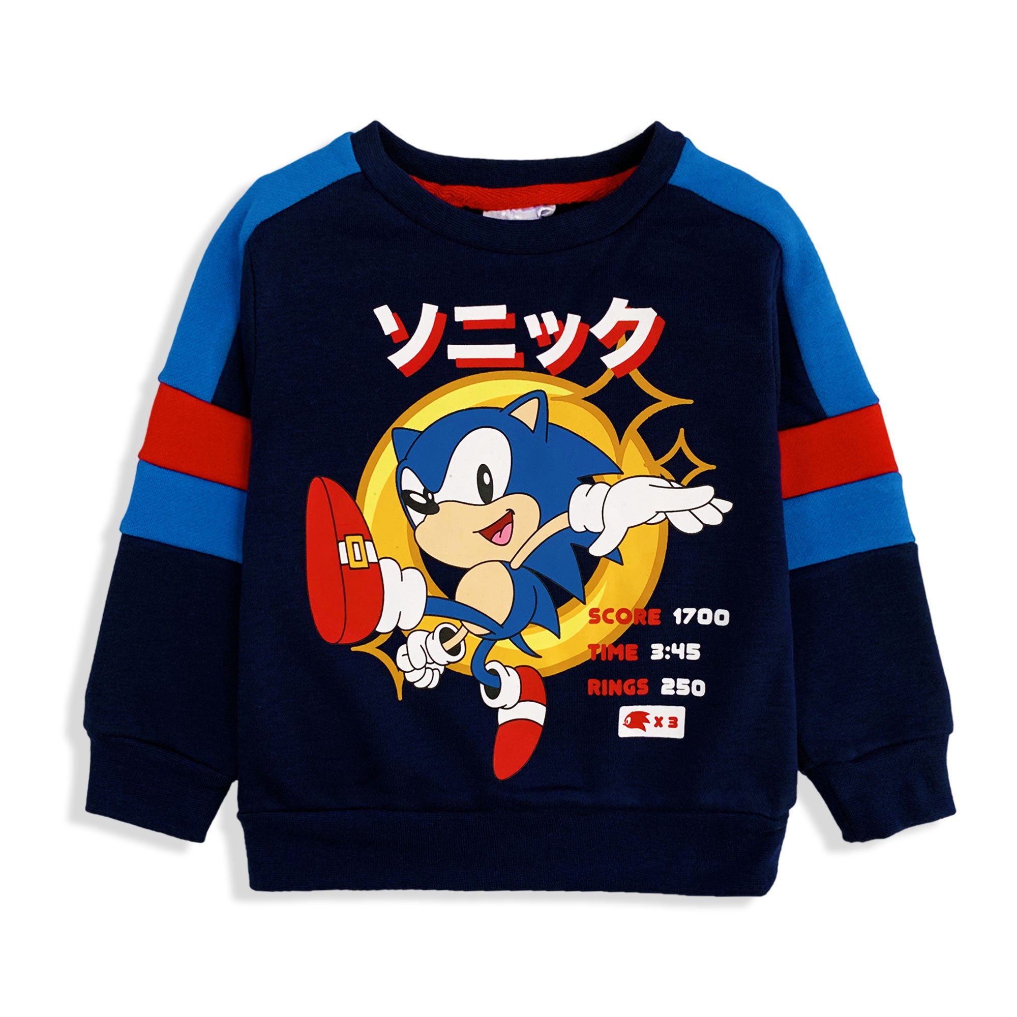 Felpa Sonic The Hedgehog per bambino a maniche lunghe bimbo 6264