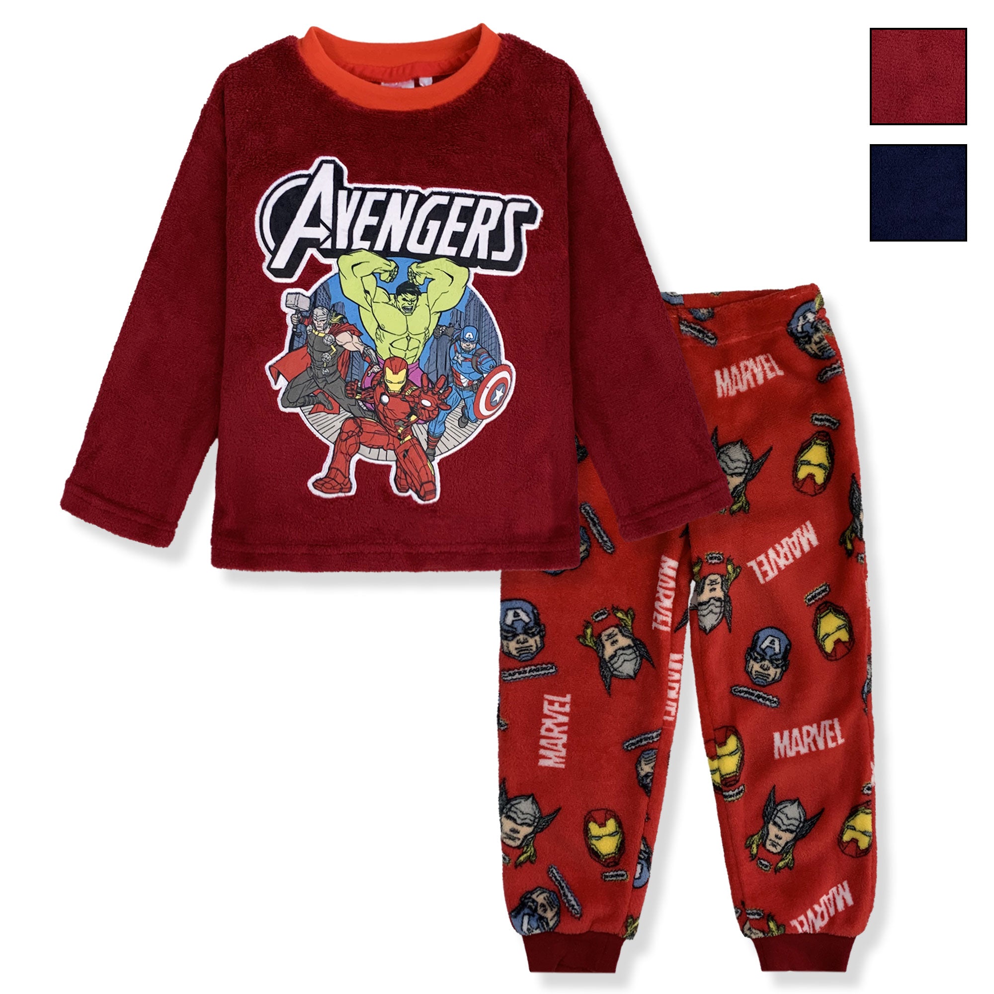 Pigiama per bambino Marvel Avengers in pile invernale 6267