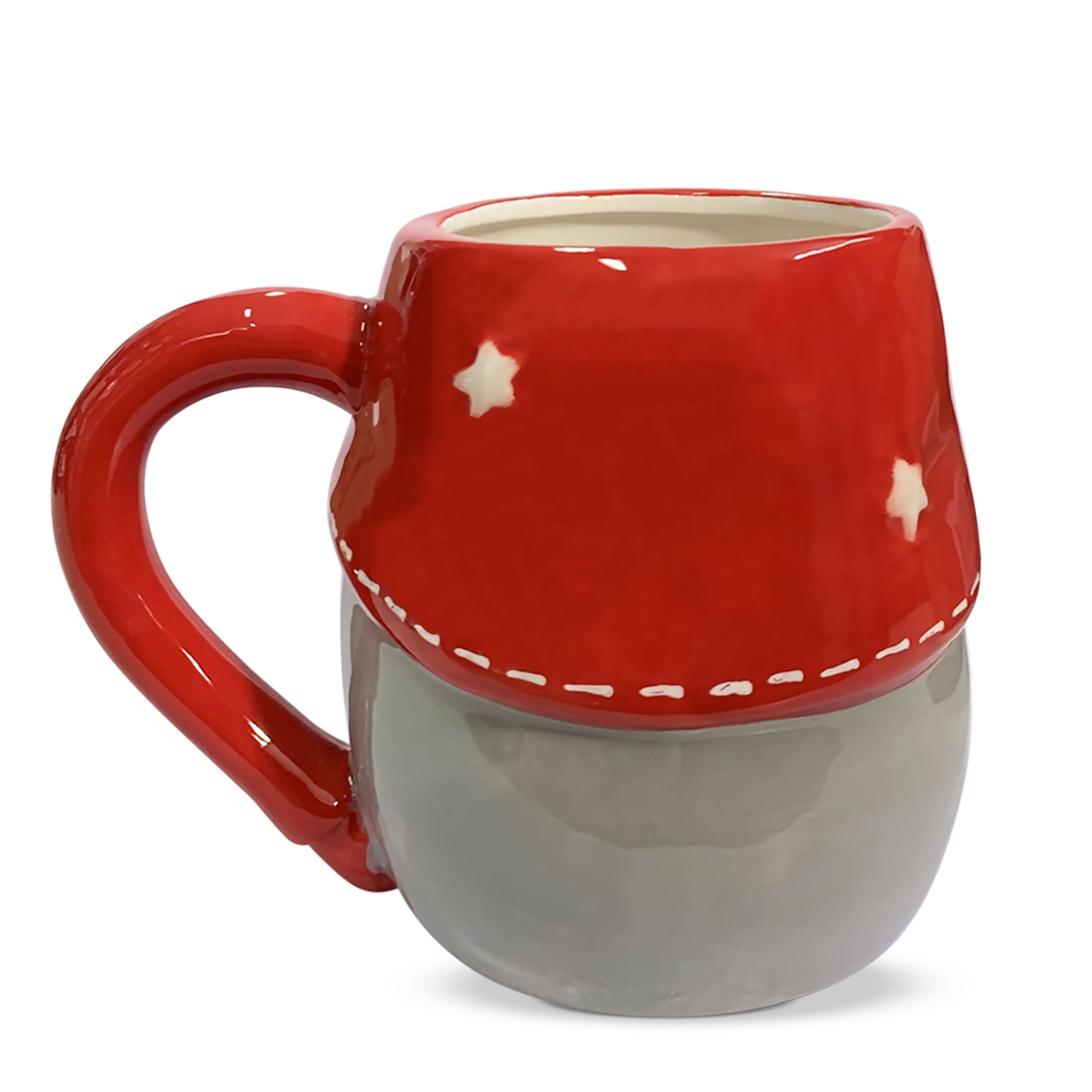 Tazza natalizia Gnomo Nuvole di Stoffa Mug decoro Natale in ceramica 6298