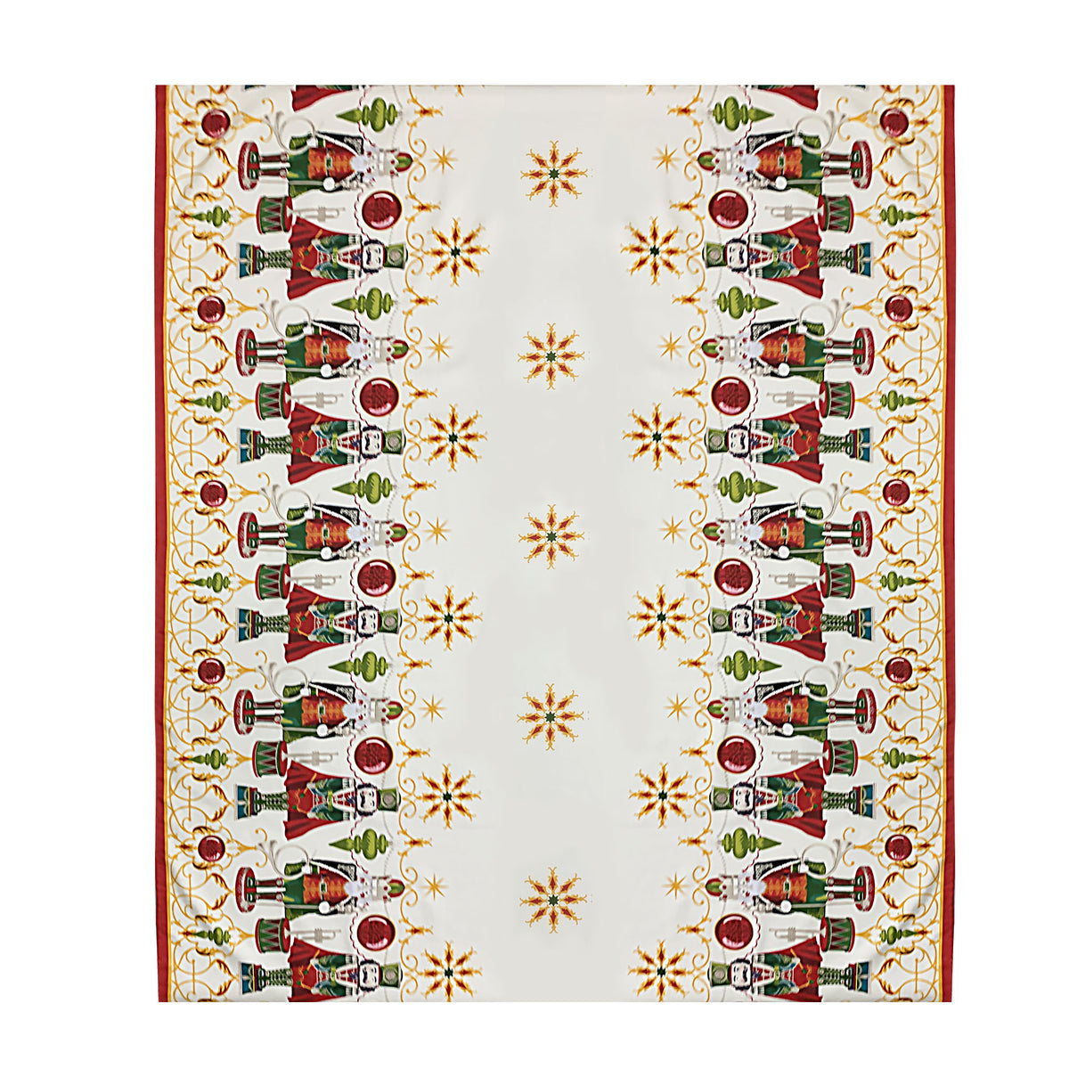 Tovaglia Natalizia in rasatello stampata Preziosa Home 24 posti Natale 6386