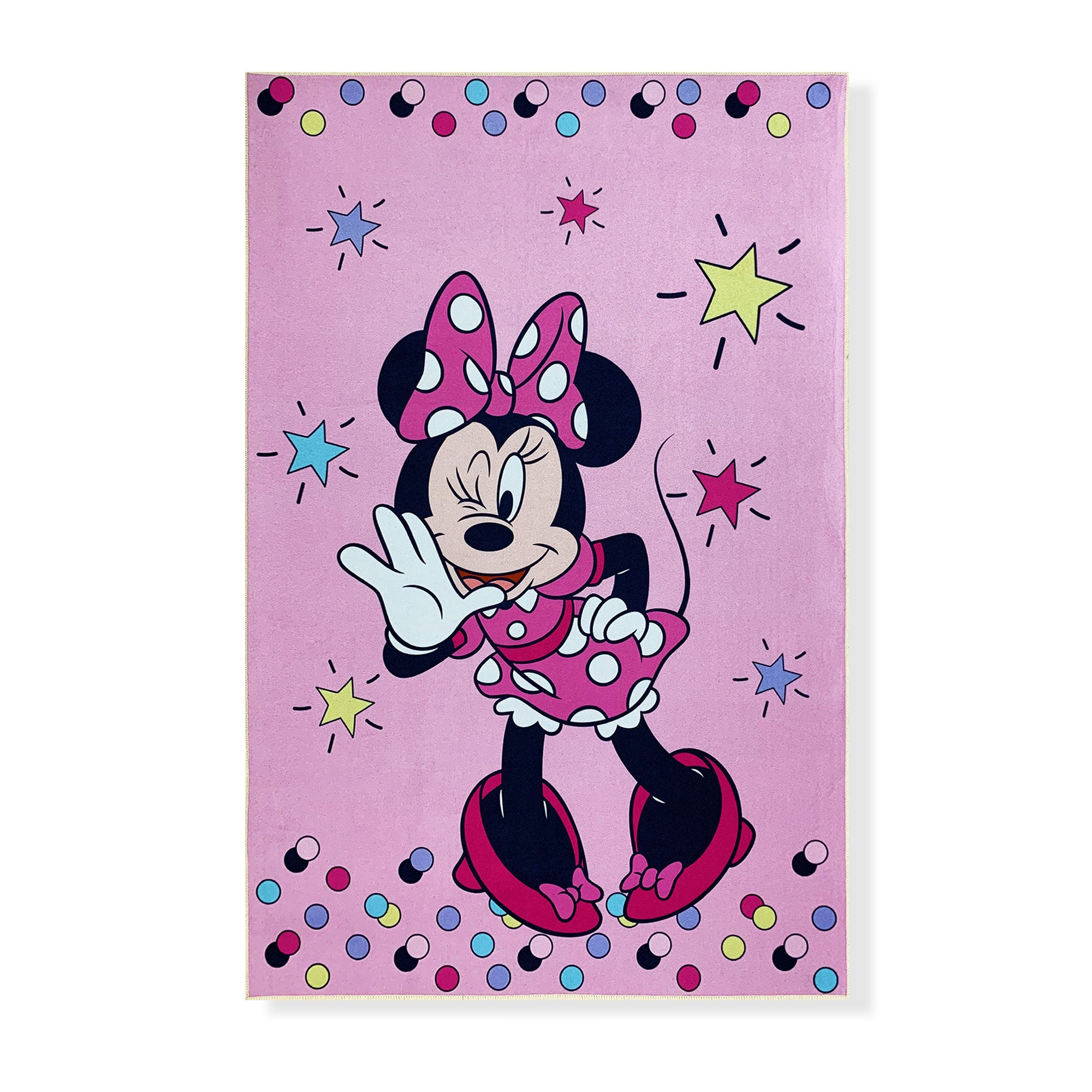 Tappeto antiscivolo Disney Minnie Mouse 80x120cm cameretta bambine 6506