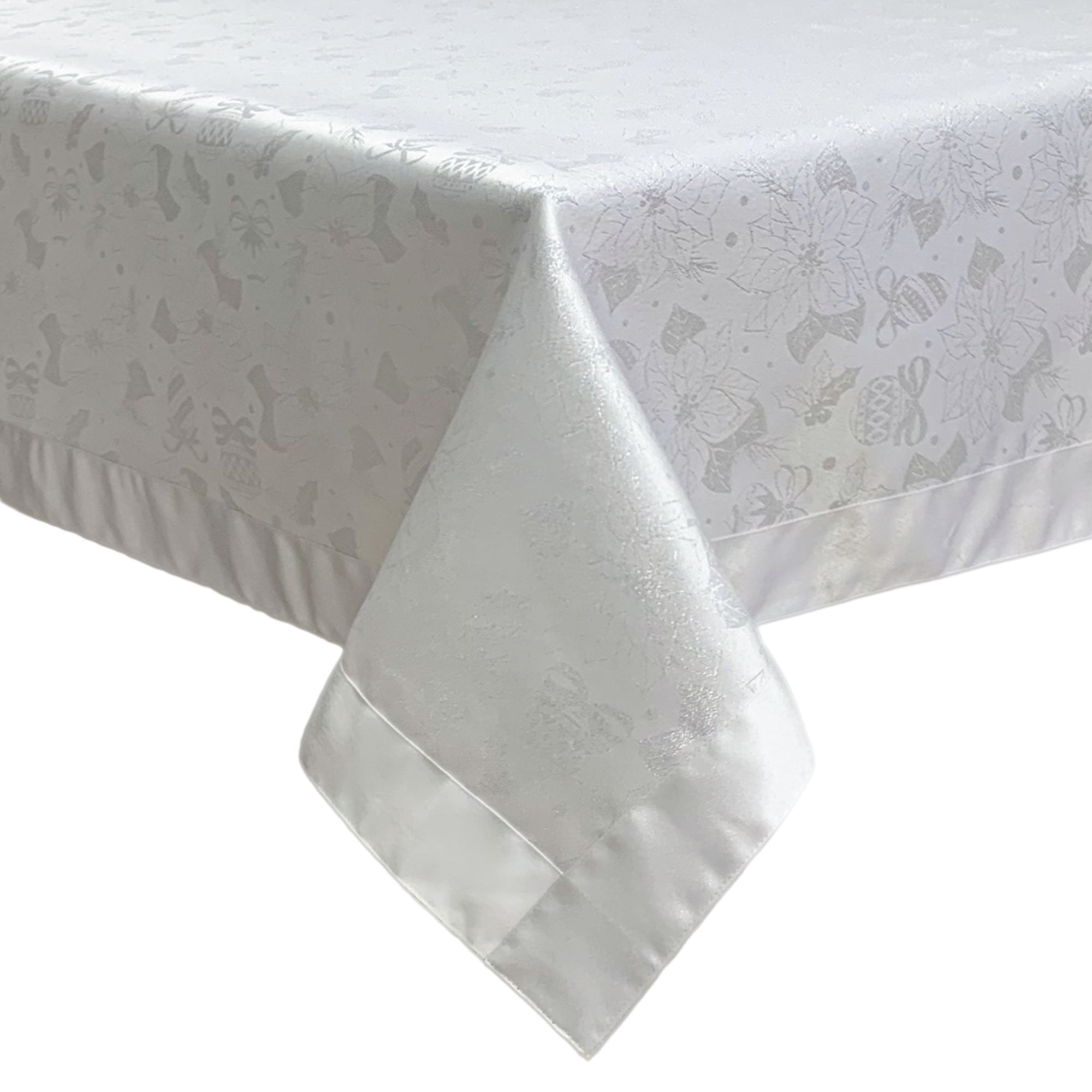 Tovaglia Natalizia lurex antimacchia idrorepellente Preziosa Home 24 posti 6528