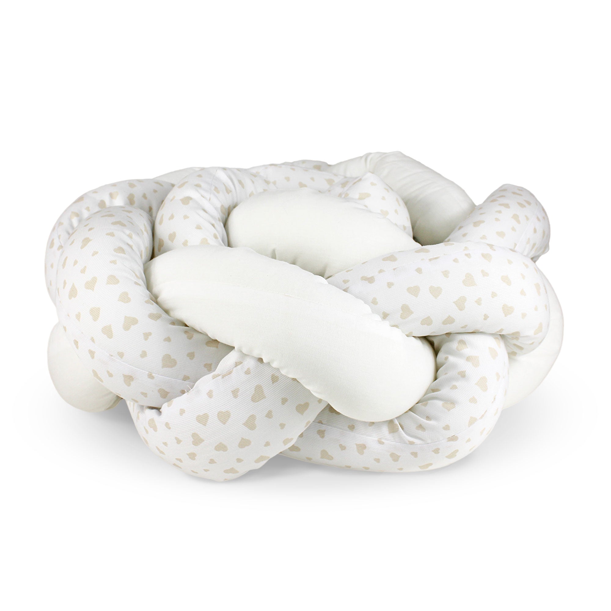 Paraurti per culla lettino intrecciato neonato treccia traspirante Cotone 6533