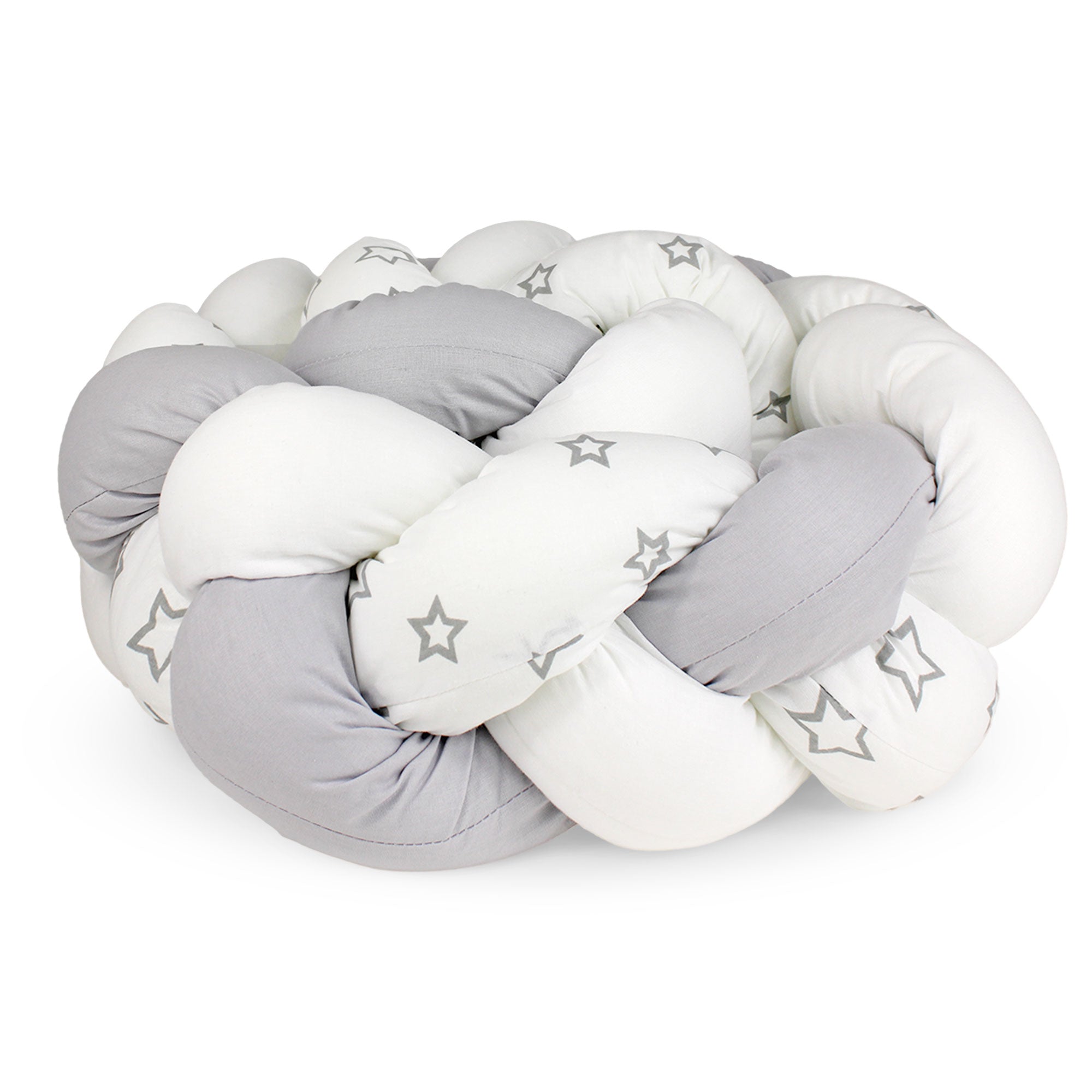 Paraurti per culla lettino intrecciato neonato treccia traspirante Cotone 6533