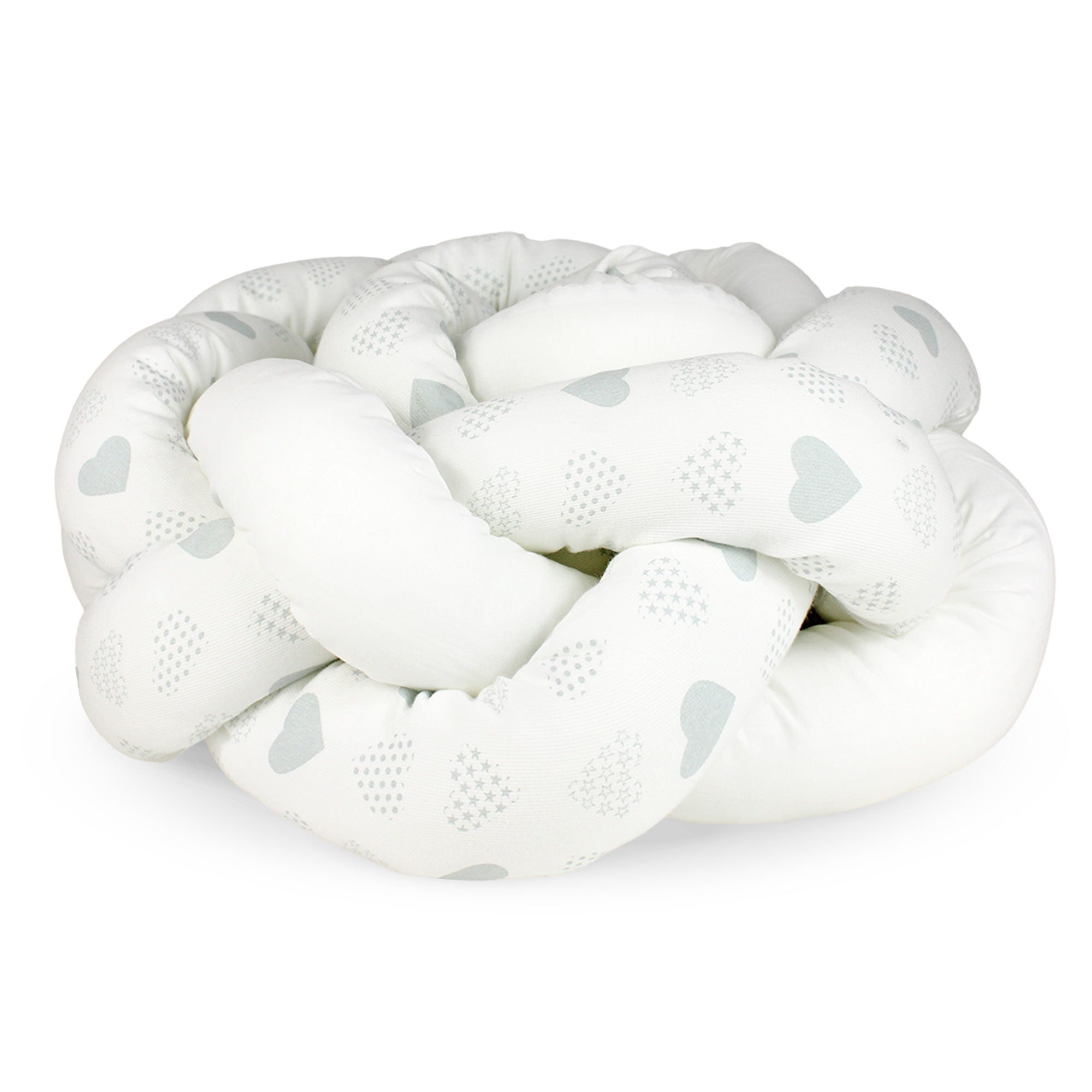 Paraurti per culla lettino intrecciato neonato treccia traspirante Cotone 6533