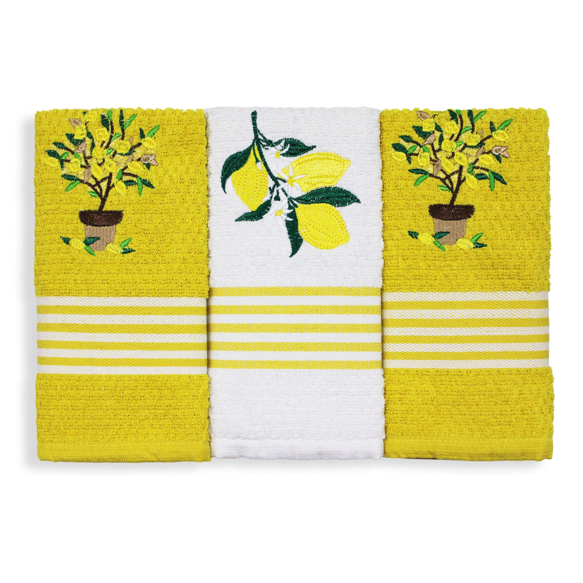 Set strofinacci da cucina Preziosa Home canovacci in spugna Jacquard Circus 6539