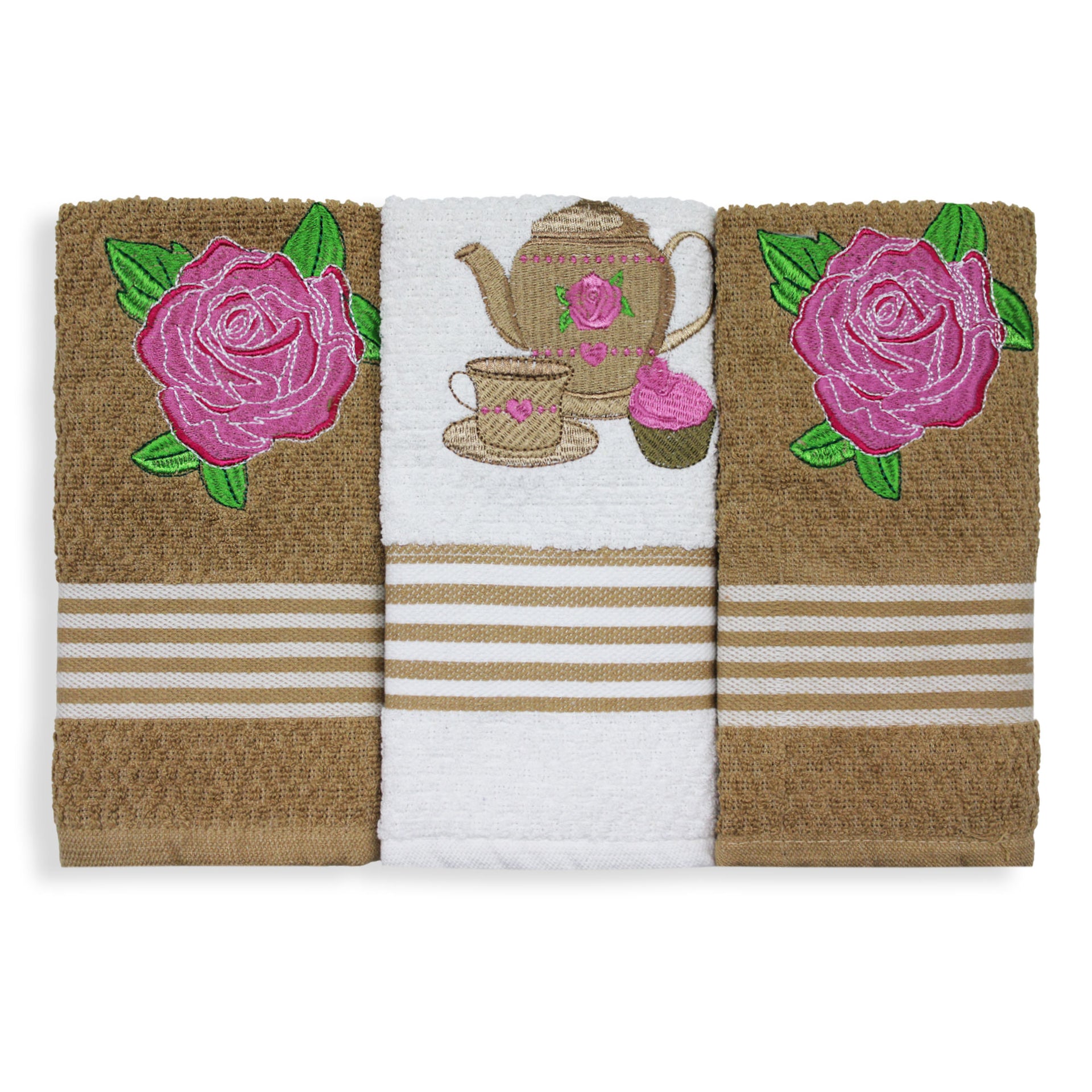 Set 2 strofinacci 100% cotone decoro primavera+chi sogna | Wald Set 2 strofinacci 100% cotone decoro primavera+chi sogna | Wald