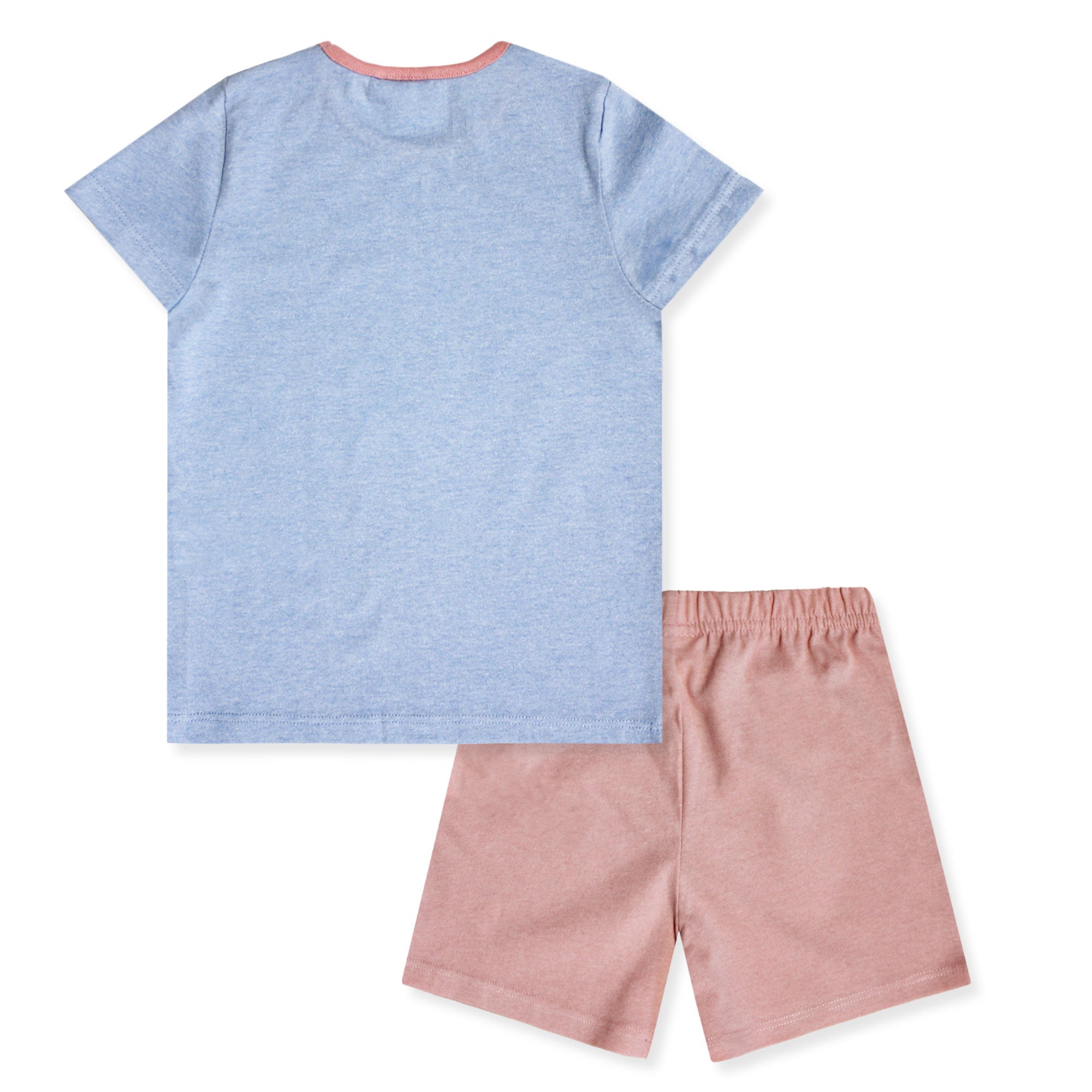 Pigiama bambina Disney Frozen t-shirt e pantalone corto estivo in cotone 6582